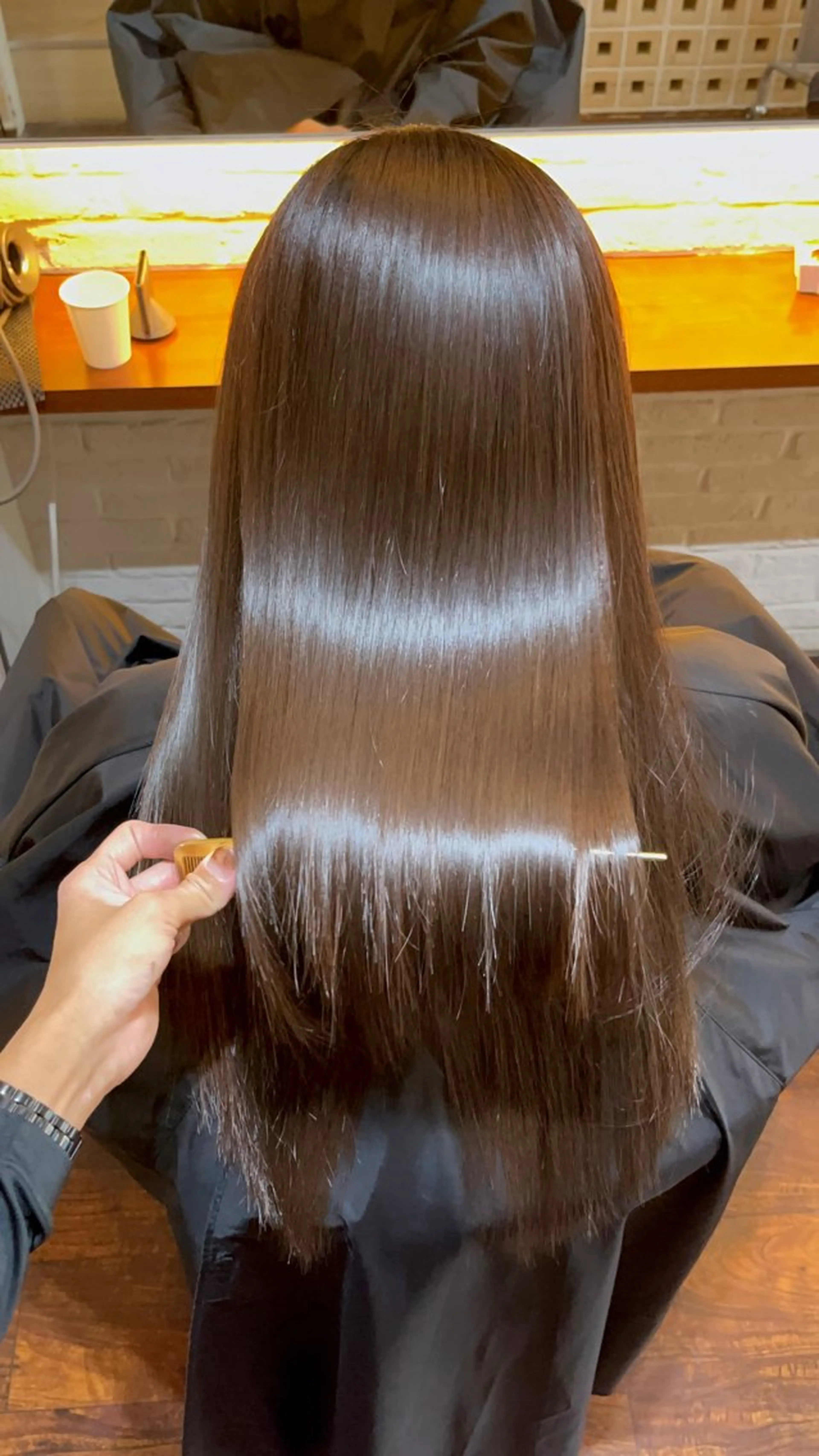 ロング 縮毛矯正 トリートメント CoCooN TAKUMAのヘアスタイル