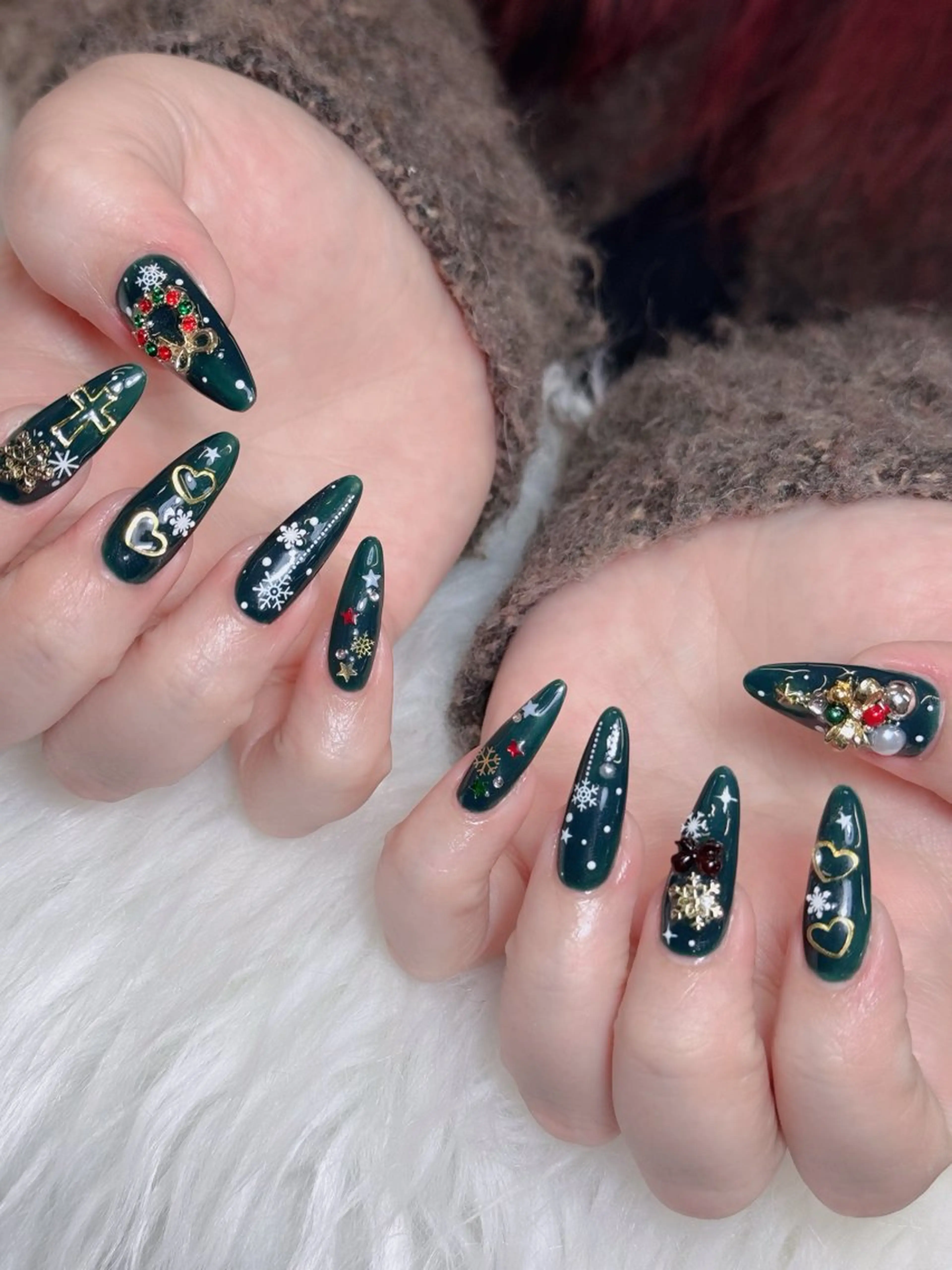 ネイル オーロラネイル チークネイル フットネイル フレンチネイル ハロウィン ハンドネイル Lumi Nail 新大久保3‘のネイルデザイン