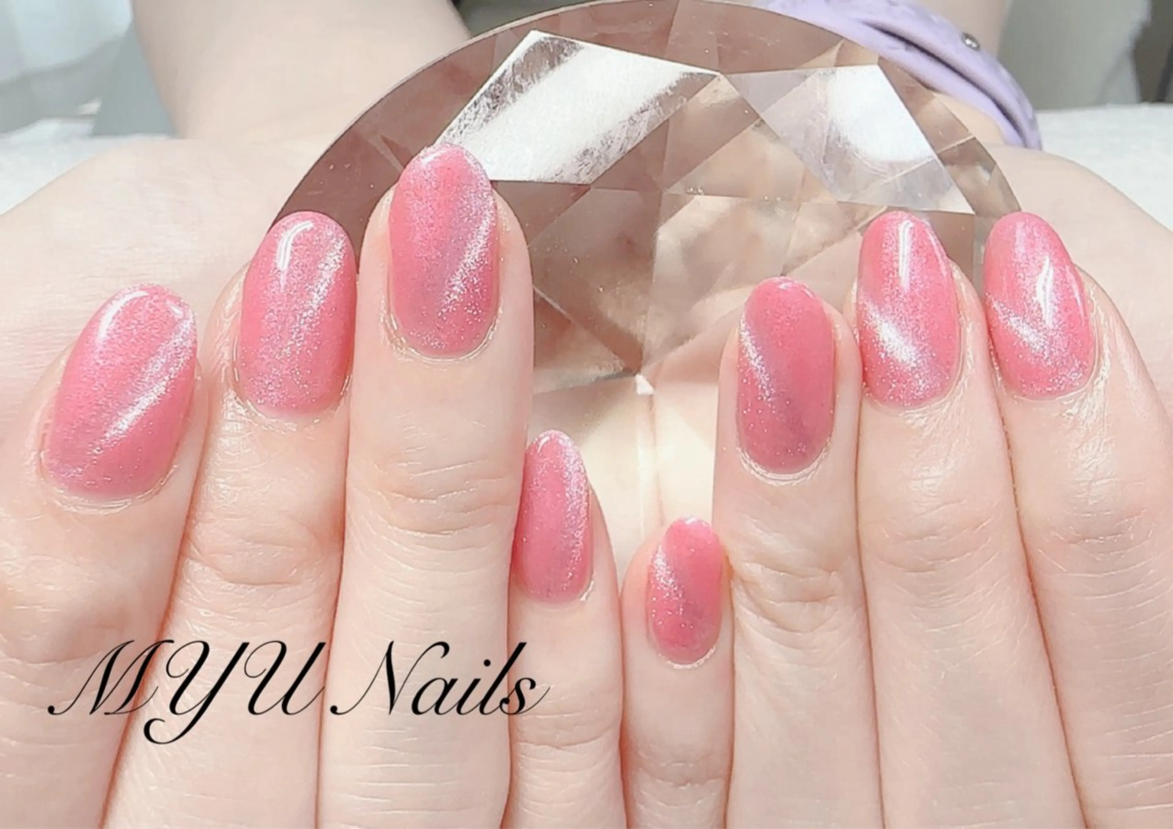 ネイル ジェルネイル マグネットネイル 持ち込み パラジェル ハンドネイル MYU Nails所属・MYU Nailsのネイルデザイン
