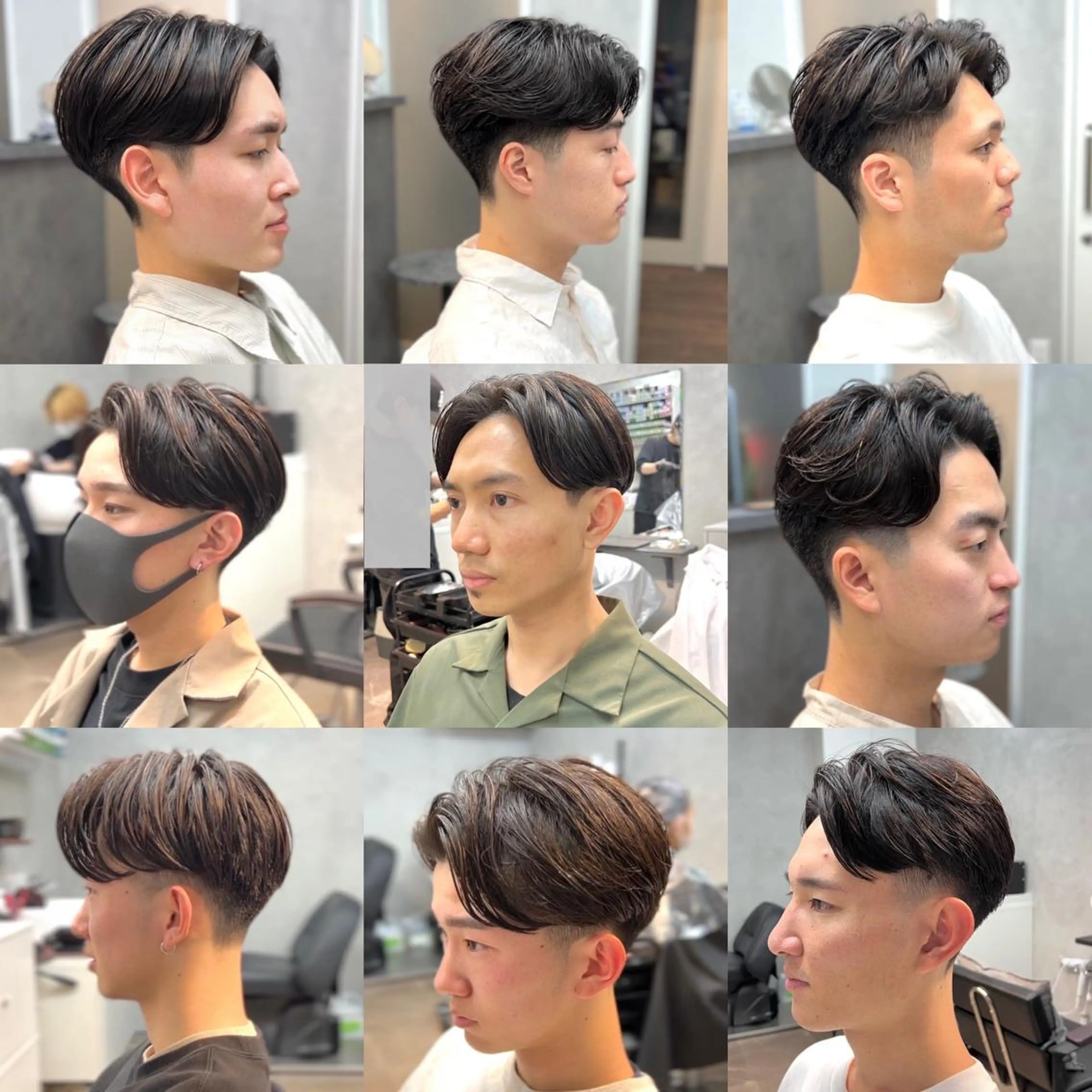 【メンズカット+プチヘッドスパ】 オシャレ/刈り上げ/センターパート/マッシュの写真