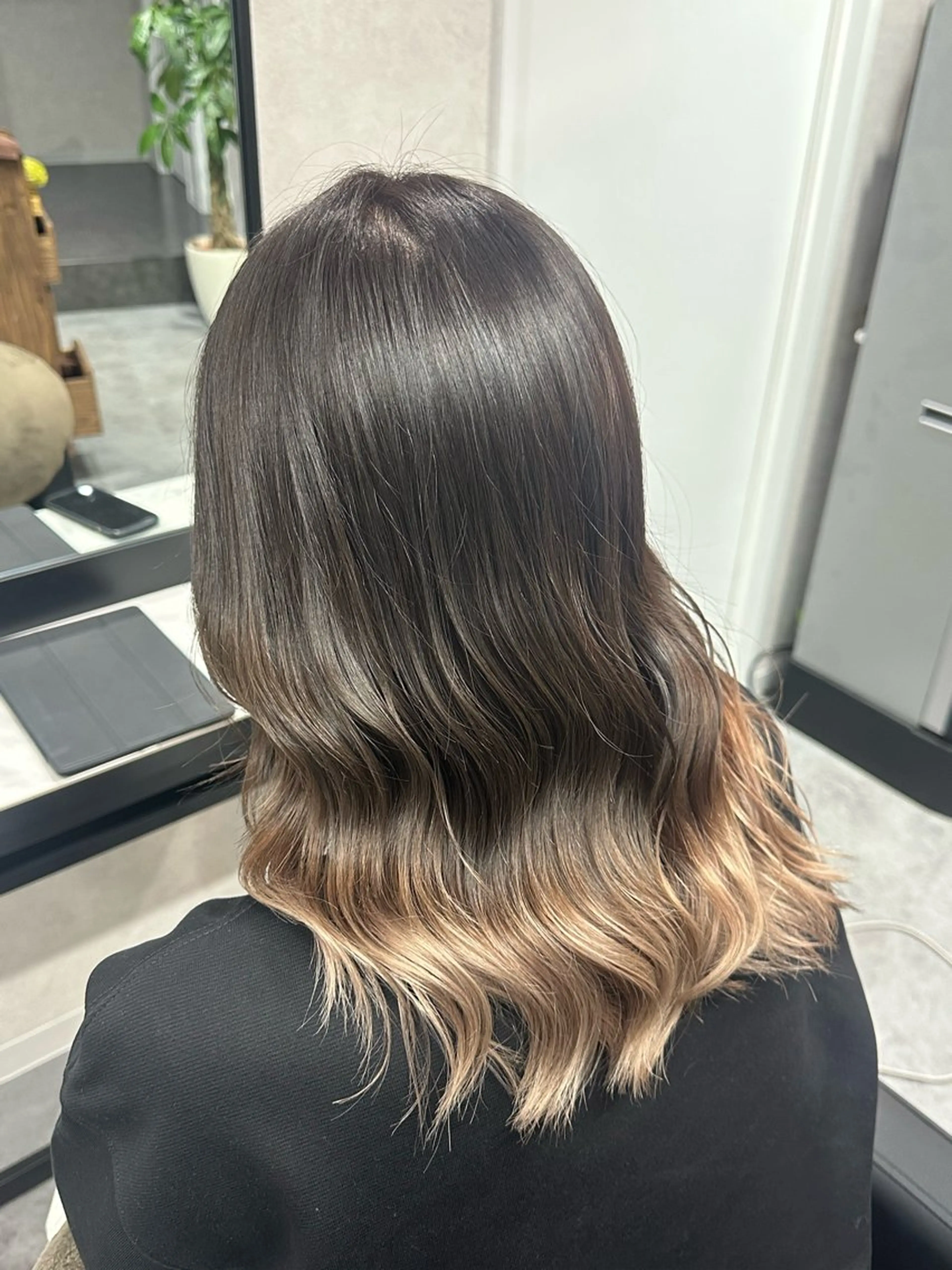 セミロング カット ヘアカラー トリートメント 🎀PALOOZA SAYU🎀のヘアスタイル