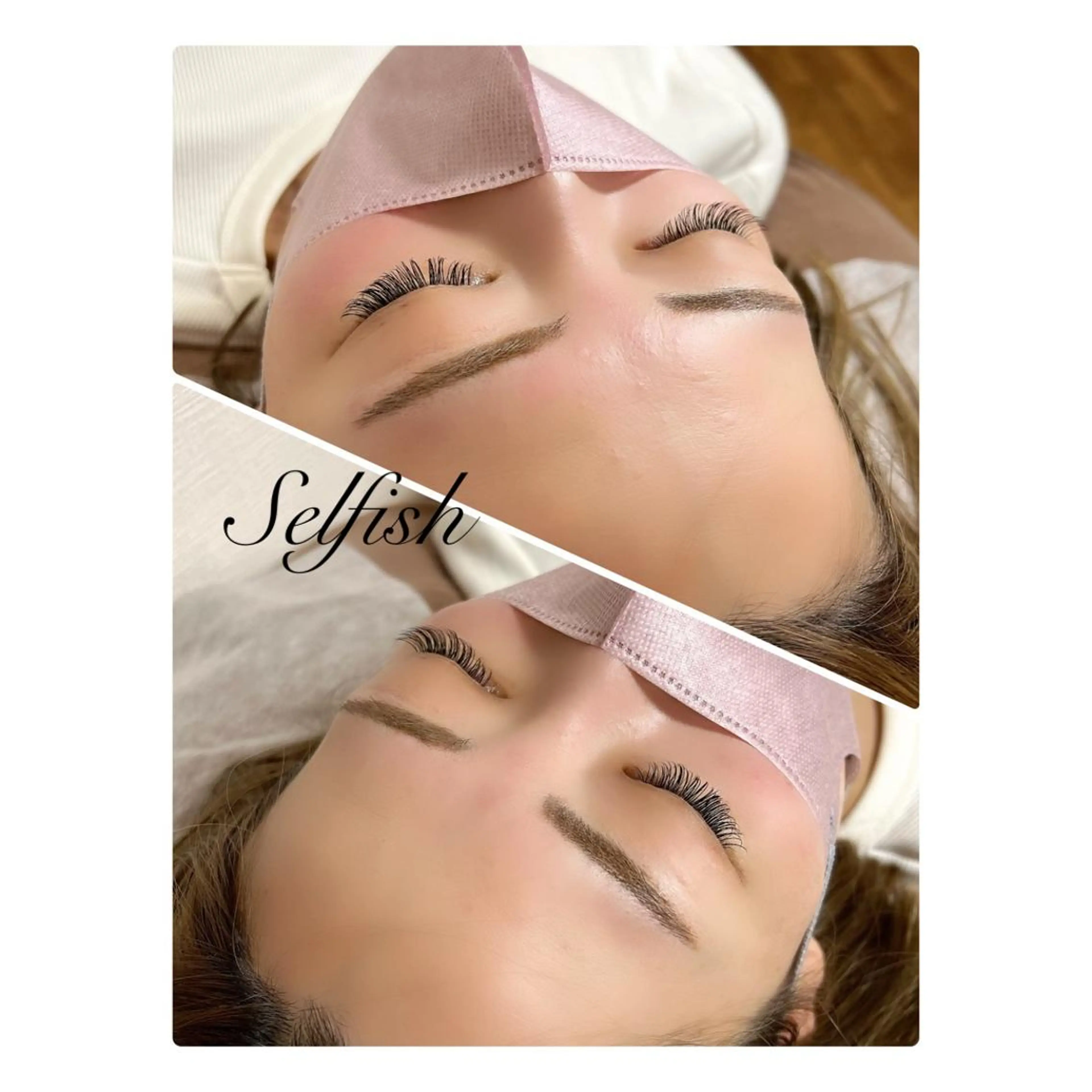 マツエク・マツパ 付け放題 フラットラッシュ eyelashsalonSelfish所属・. Selfishのマツエク・マツパデザイン