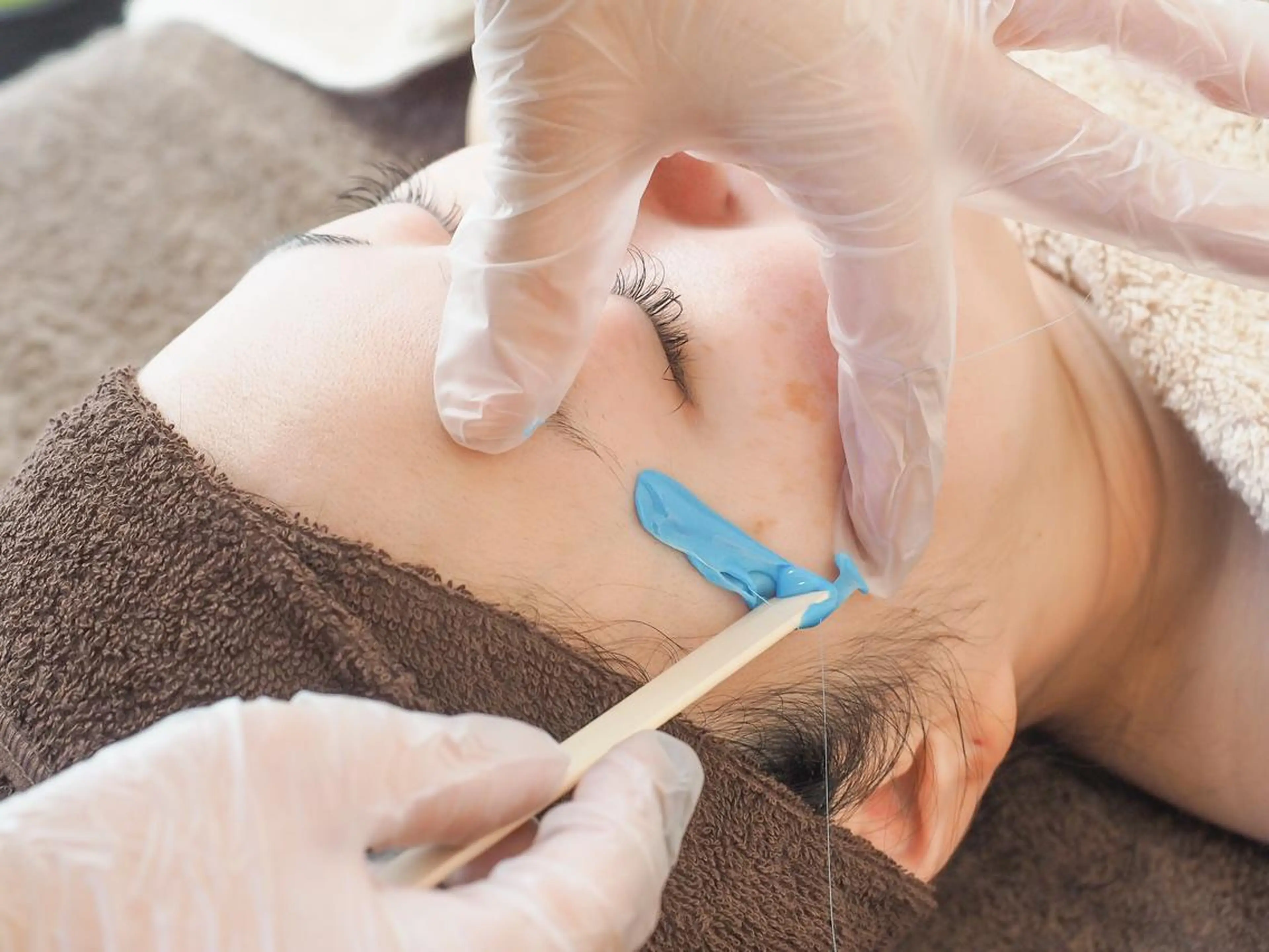 【1ヶ月以内の再来】Wax脱毛フェイシャルの写真