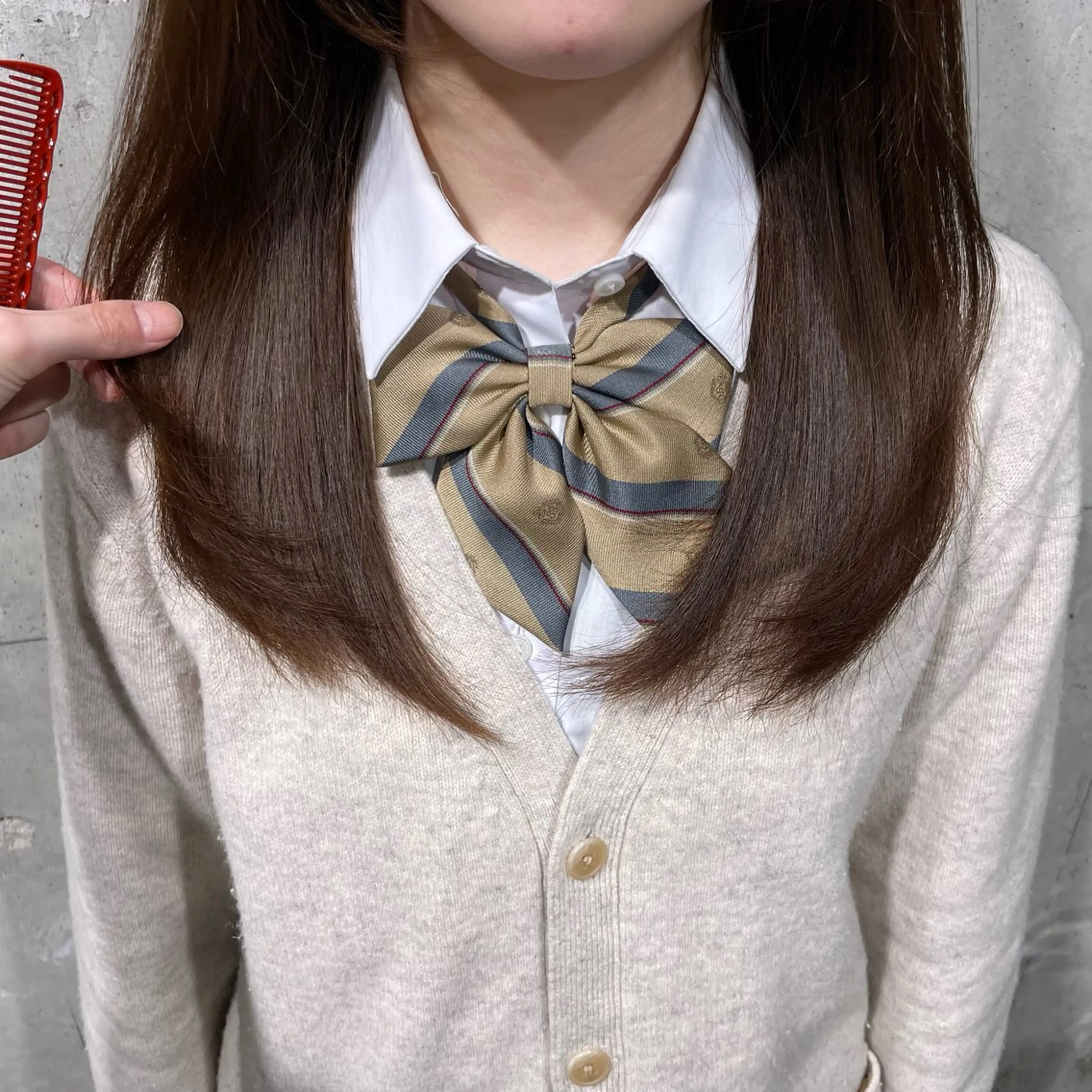 ミディアム 💎髪質改善縮毛矯正 SHU💎のヘアスタイル