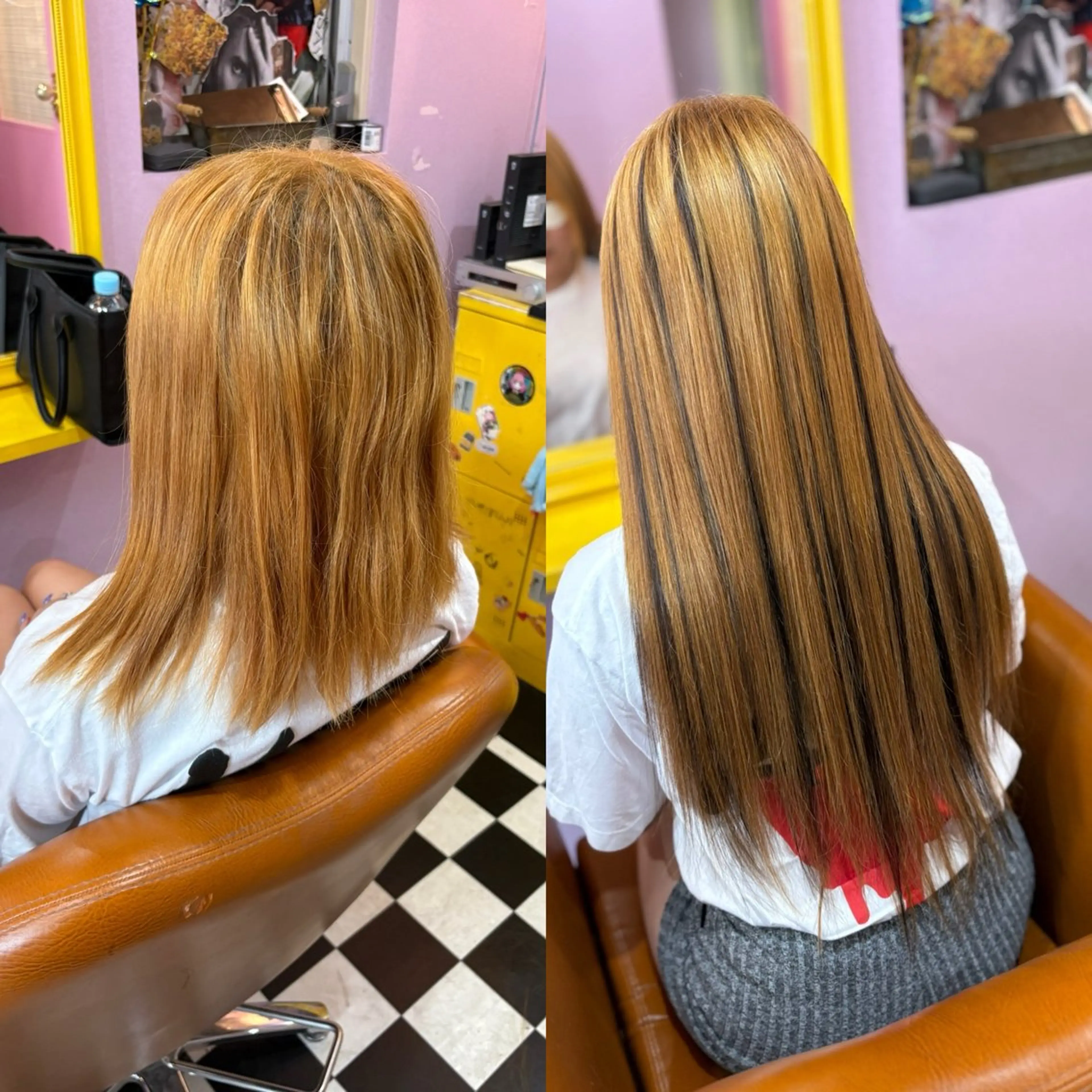 ミディアム エクステ チビ編み込みエクステ どぅ〜す/YUIのヘアスタイル