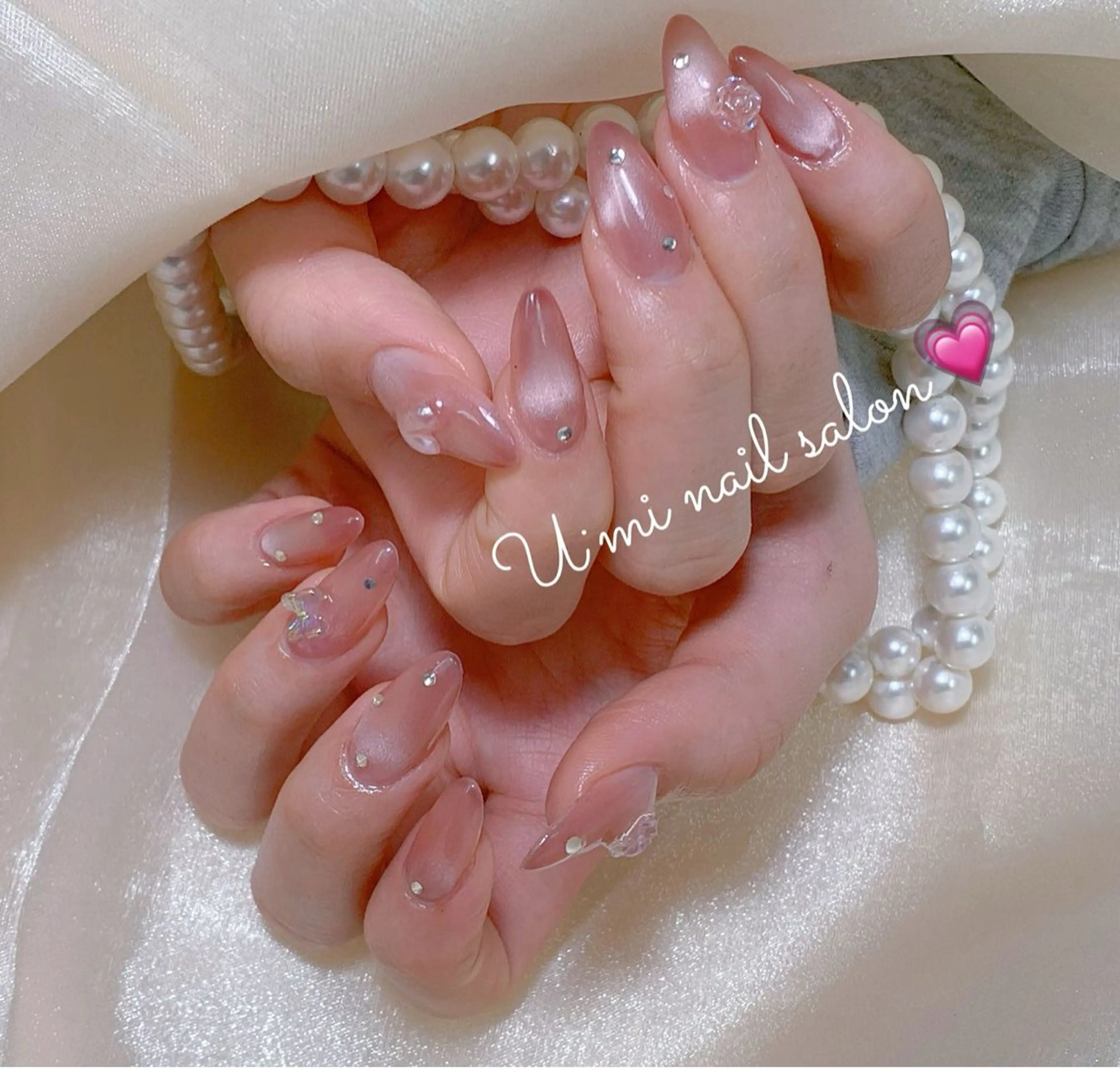 ネイル 持ち込み ハンドネイル Ｕ·Mi nail salon所属・u・mi  上野御徒町パラジェルのネイルデザイン