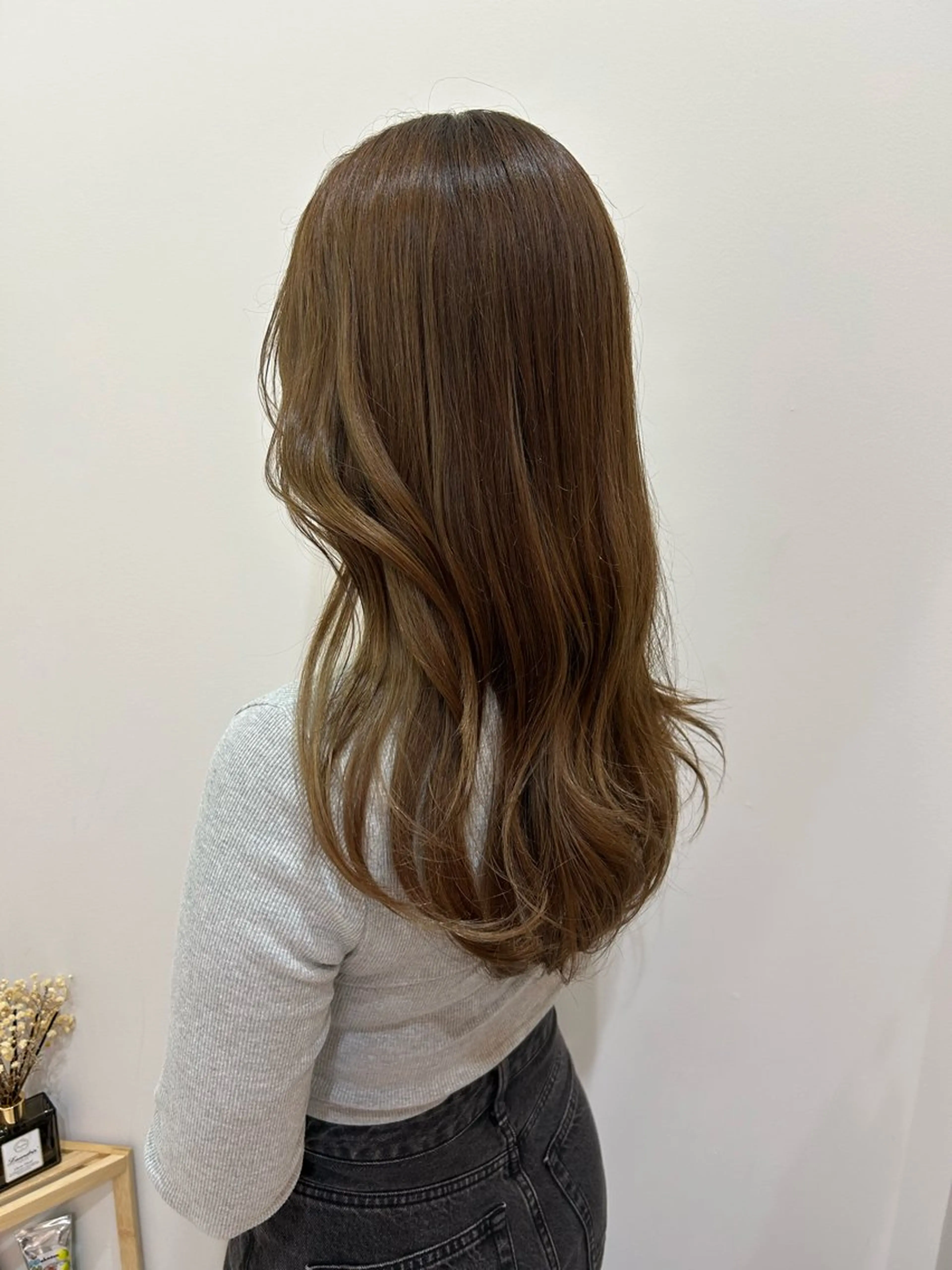セミロング カラー ベージュカラー オリーブベージュ カット ヘアカラー レイヤー/お顔まわり 暖色カラー🍑Amiのその他イメージ