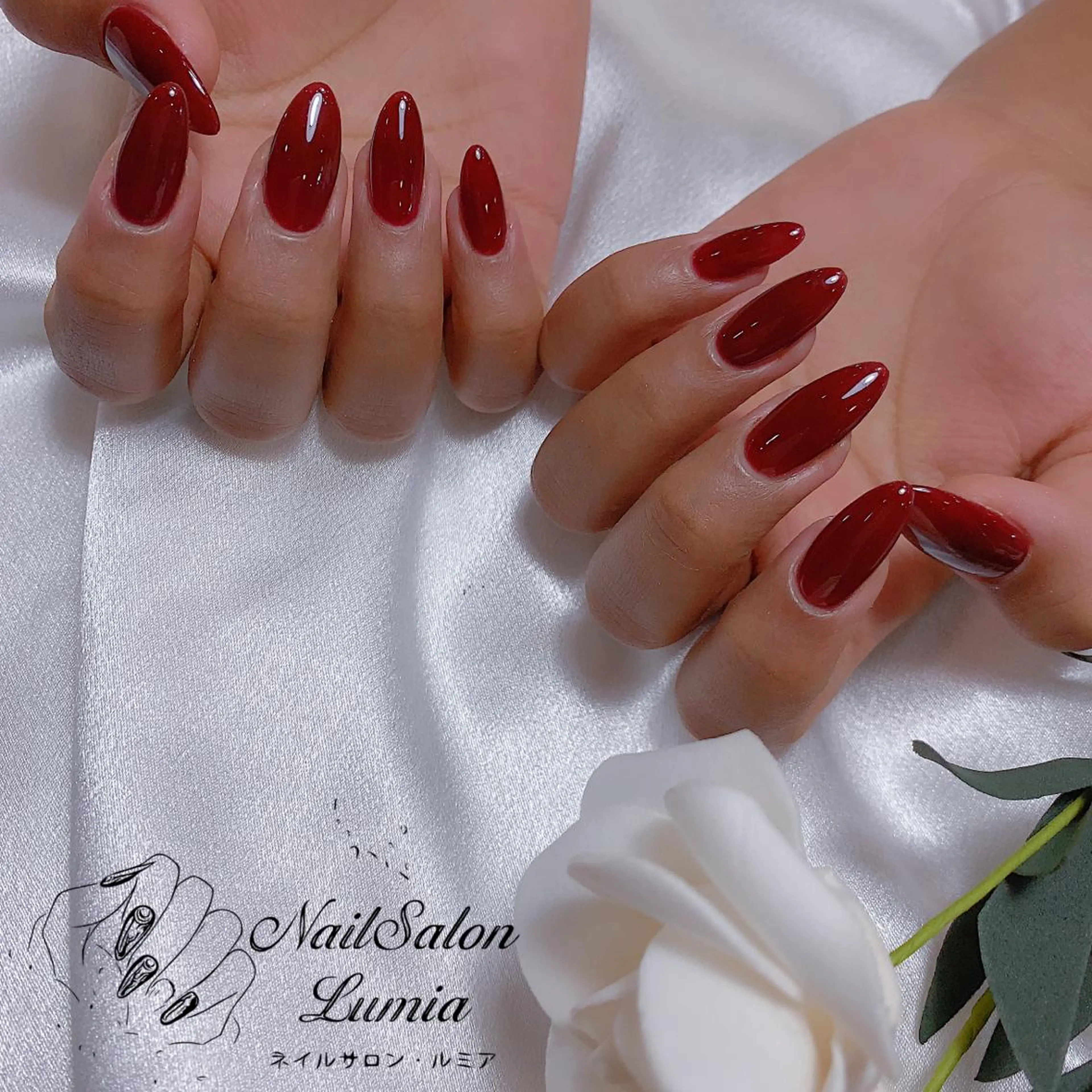 ネイル ハンドネイル ネイルサロン ルミア Lumia 店長のネイルデザイン