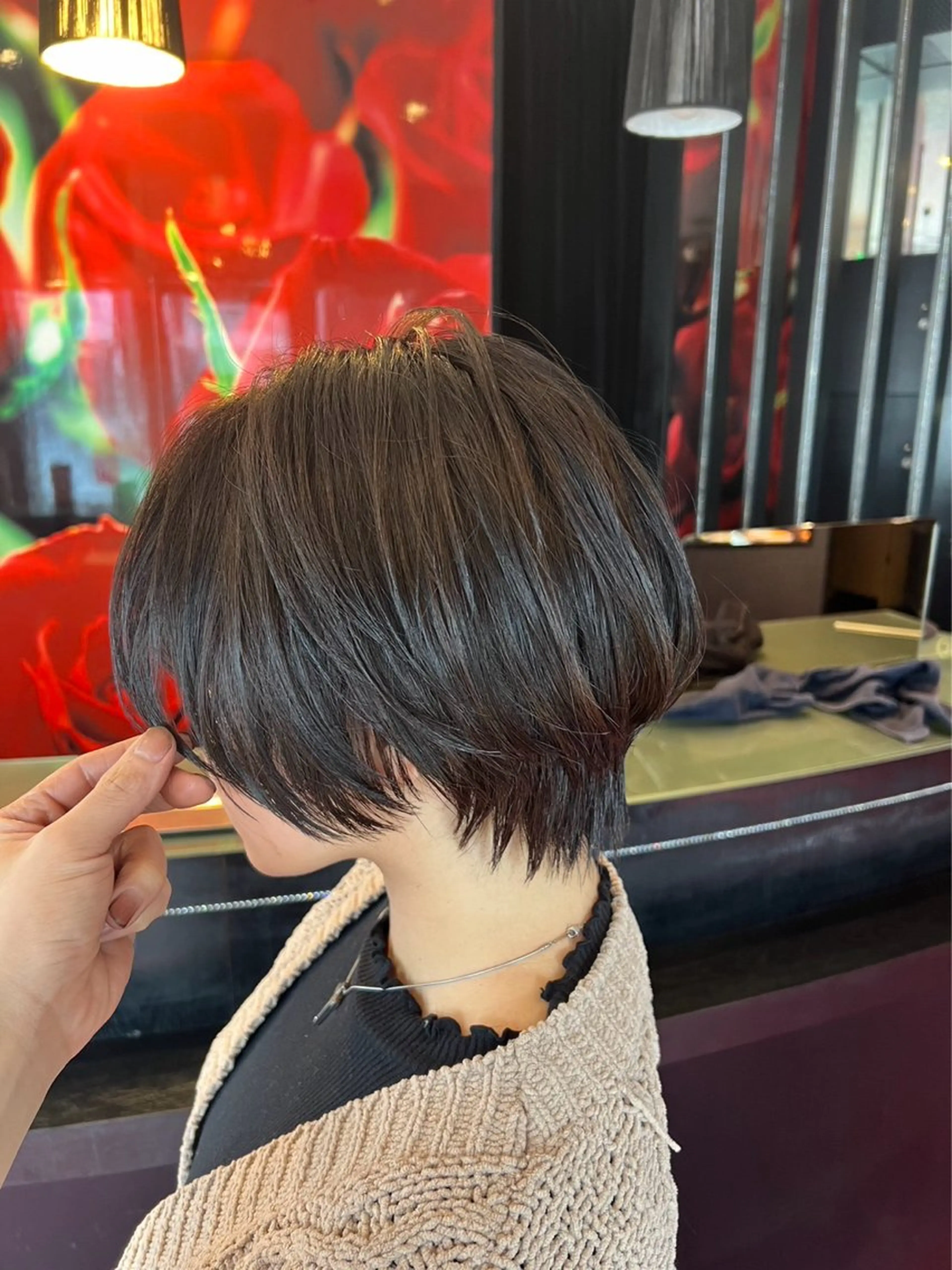 ショート カット ヘアカラー トリートメント 水谷 亮太のヘアスタイル