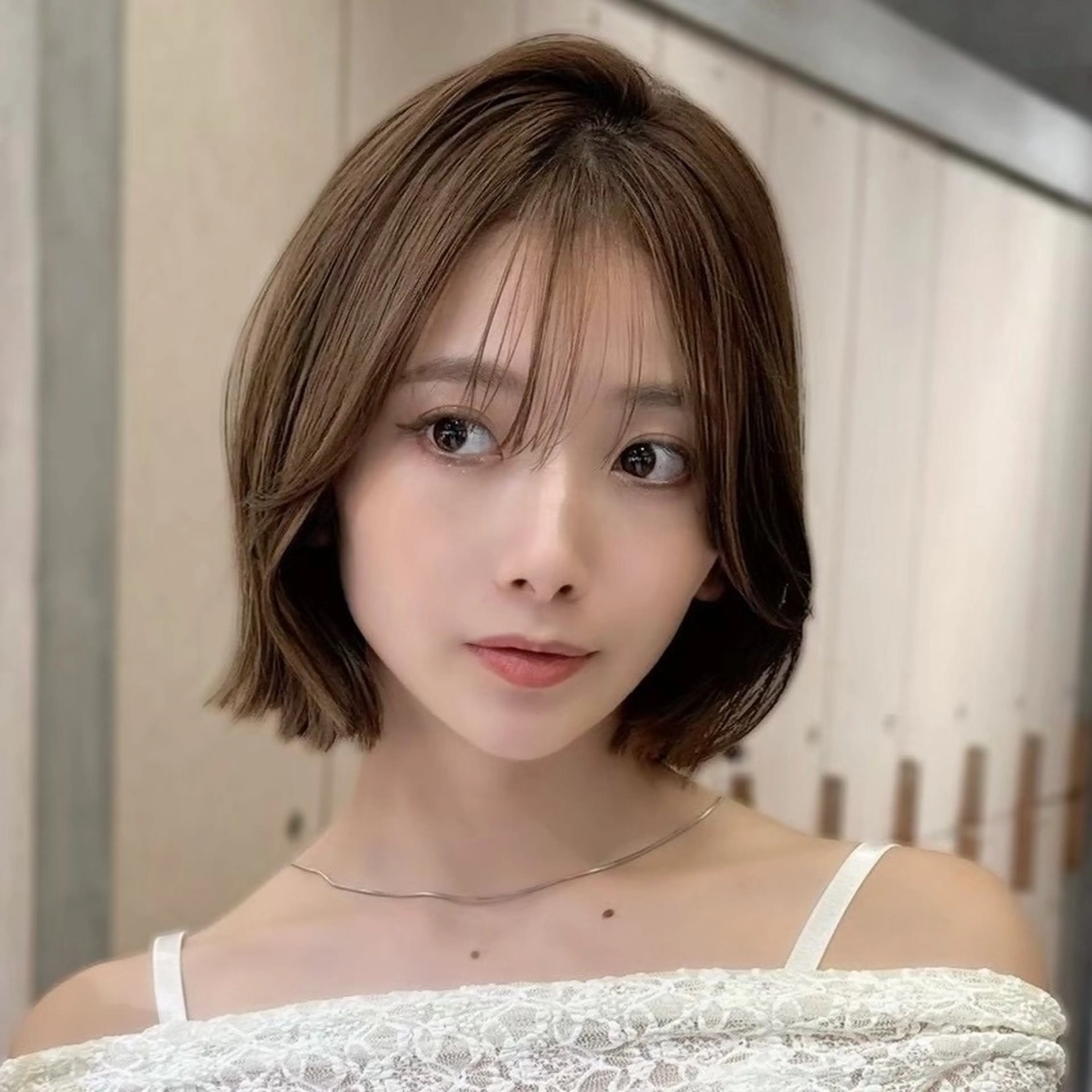 ショート ボブ/レイヤー/ 縮毛矯正/ 渡邊莉玖のヘアスタイル