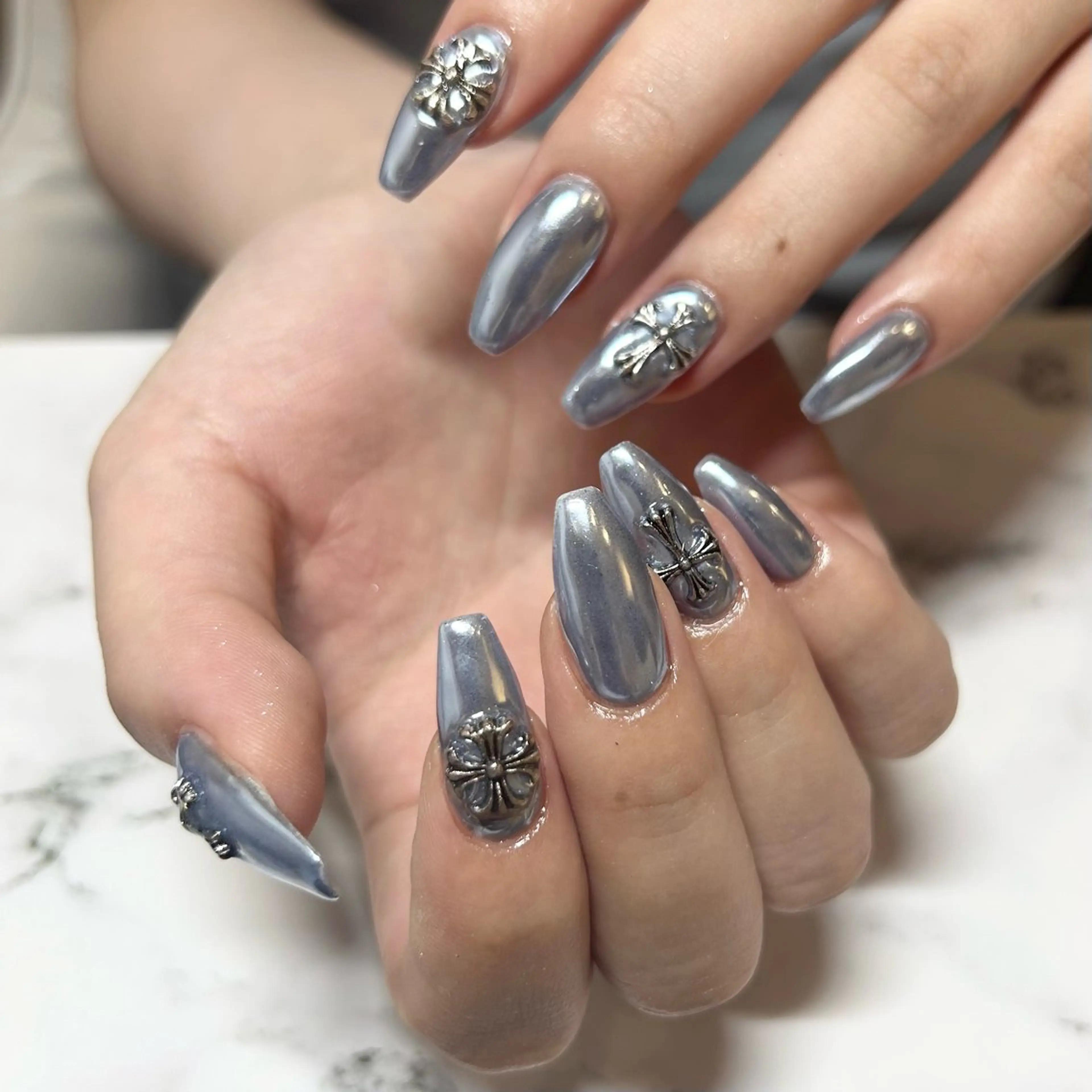 ネイル ハンドネイル ハンドケア she nail studio所属・パラジェル/スカルプ salonOerbaのネイルデザイン