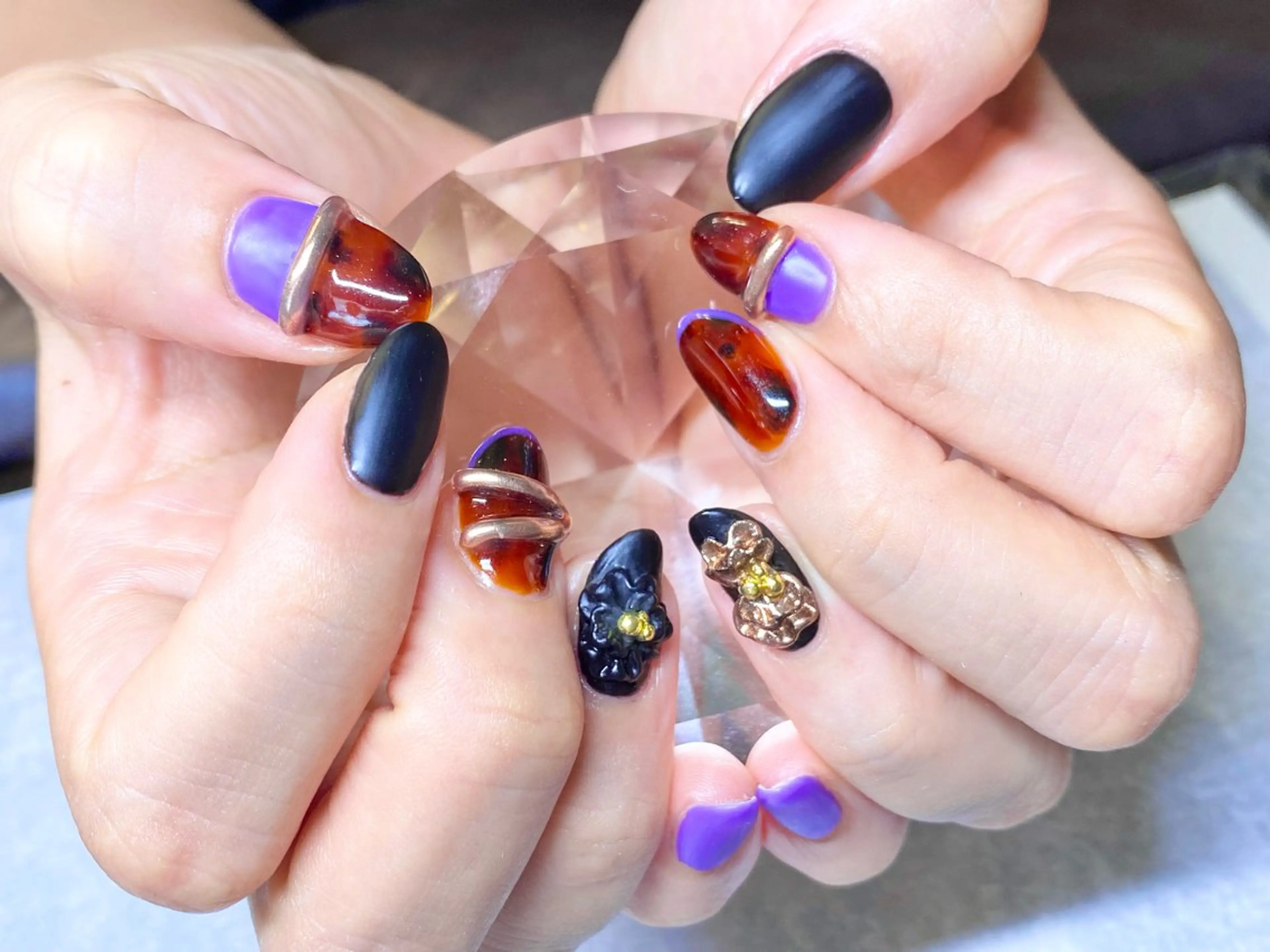 ネイル アートネイル ハロウィン 持ち込み ハンドネイル C's nailのネイルデザイン
