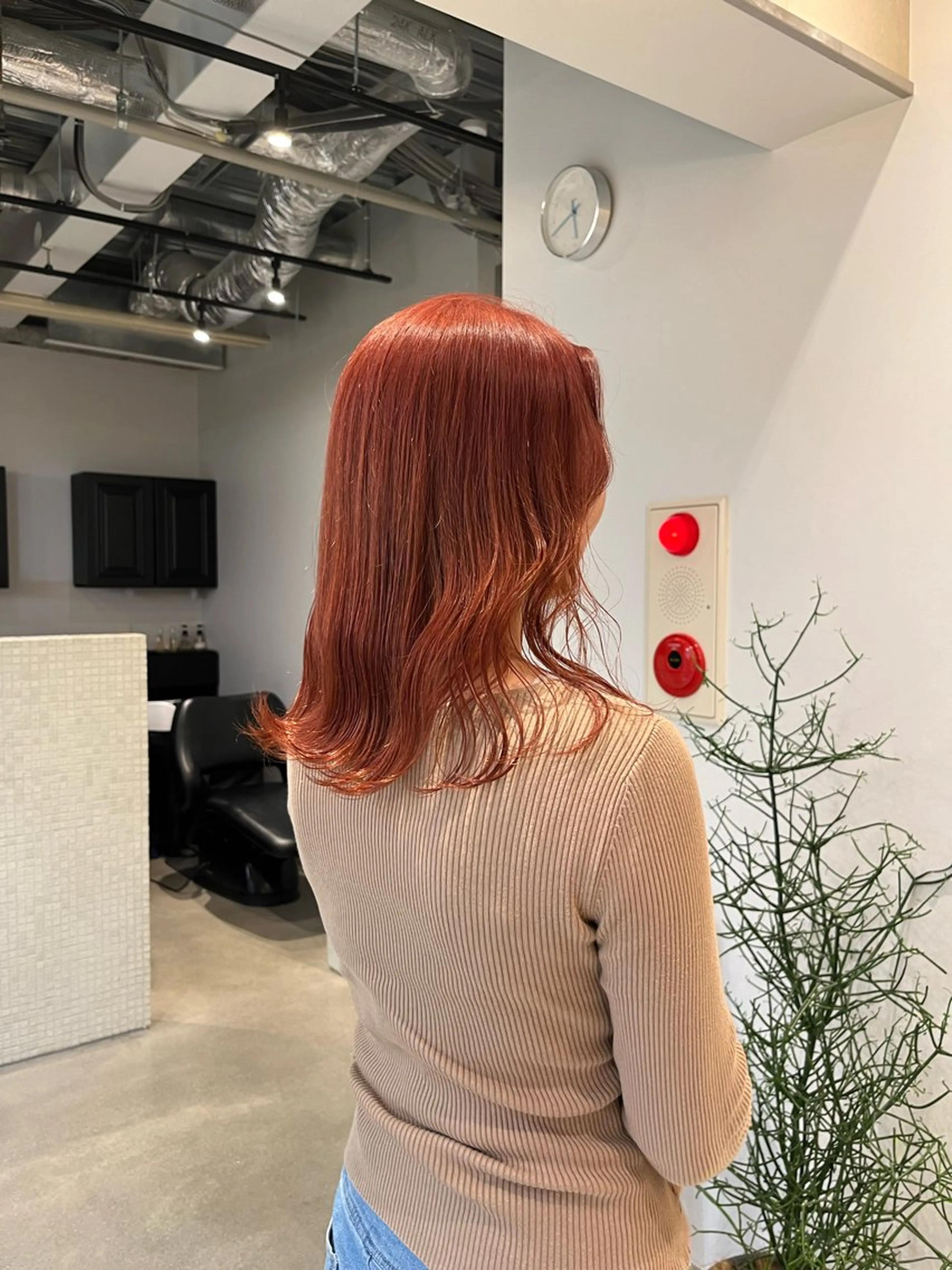 ミディアム カラー 上野 恵子のヘアスタイル