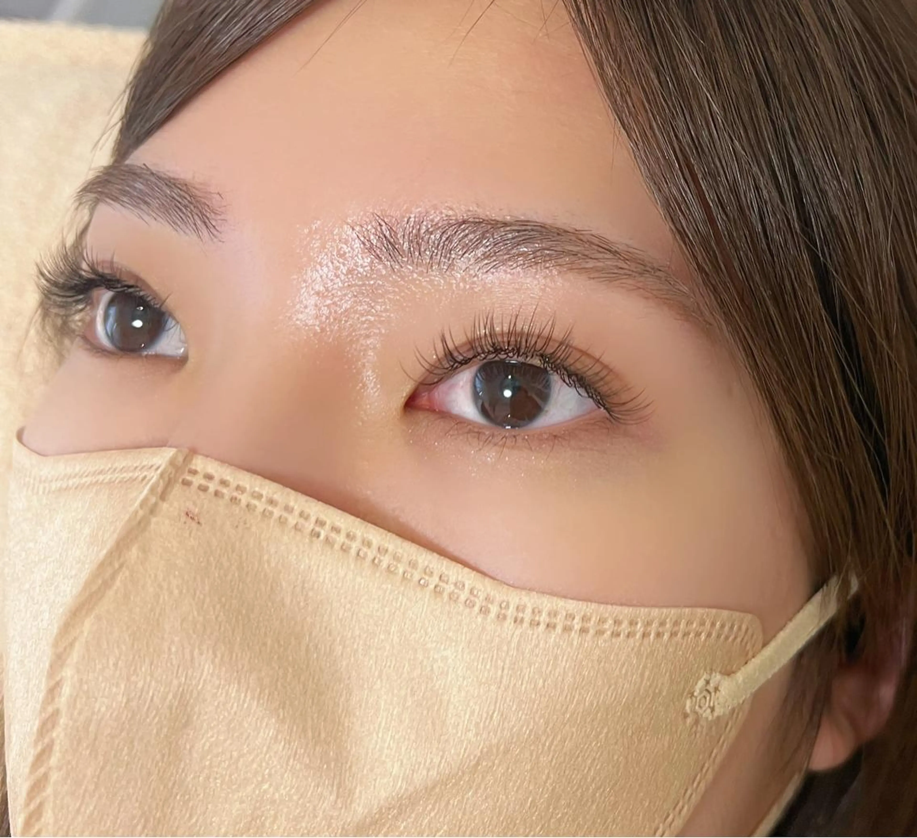 カラーエクステ160本までの写真