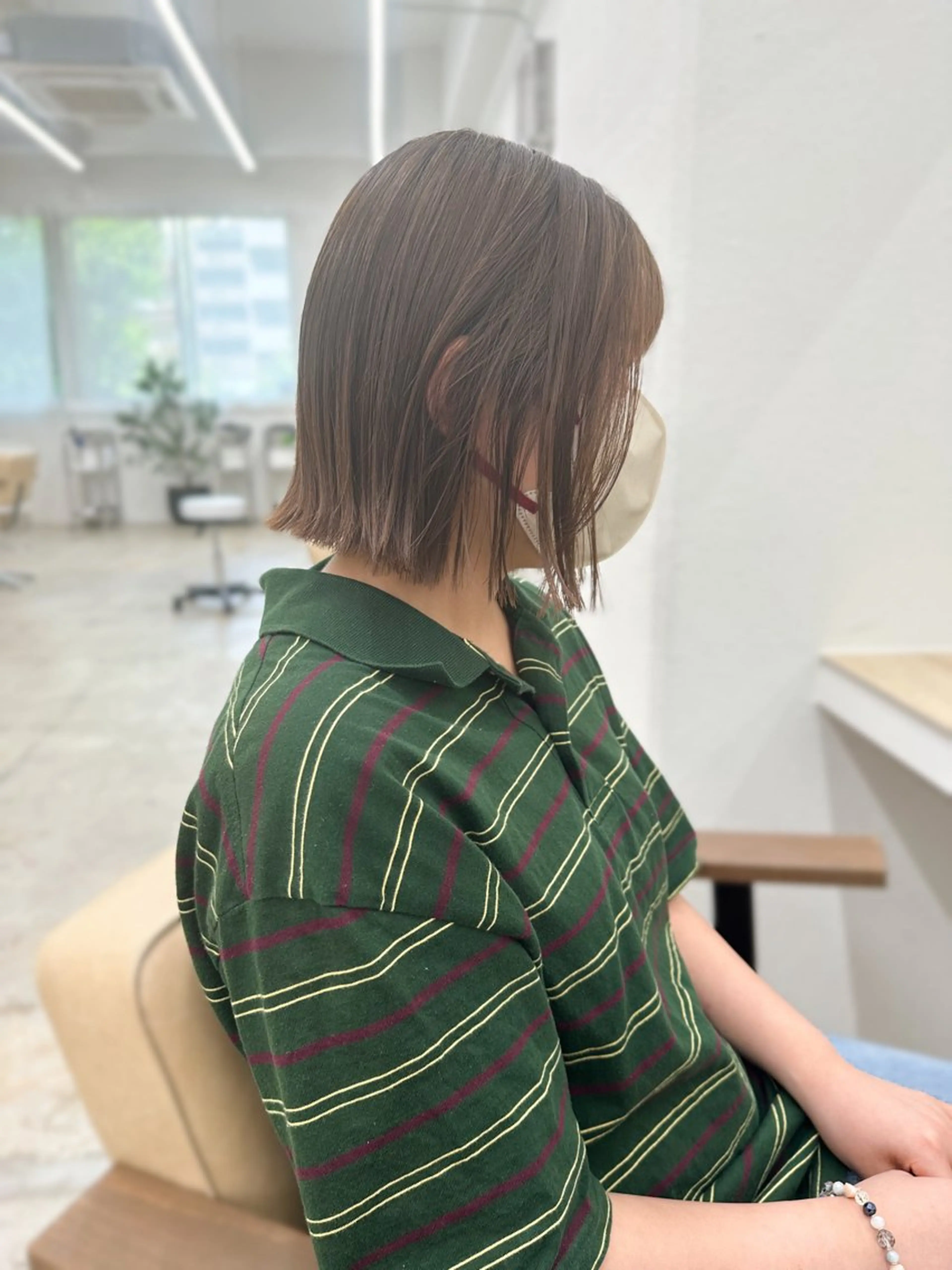 ミディアム カラー 🌼透明感艶カラー オリーブ🌼河村咲のヘアスタイル