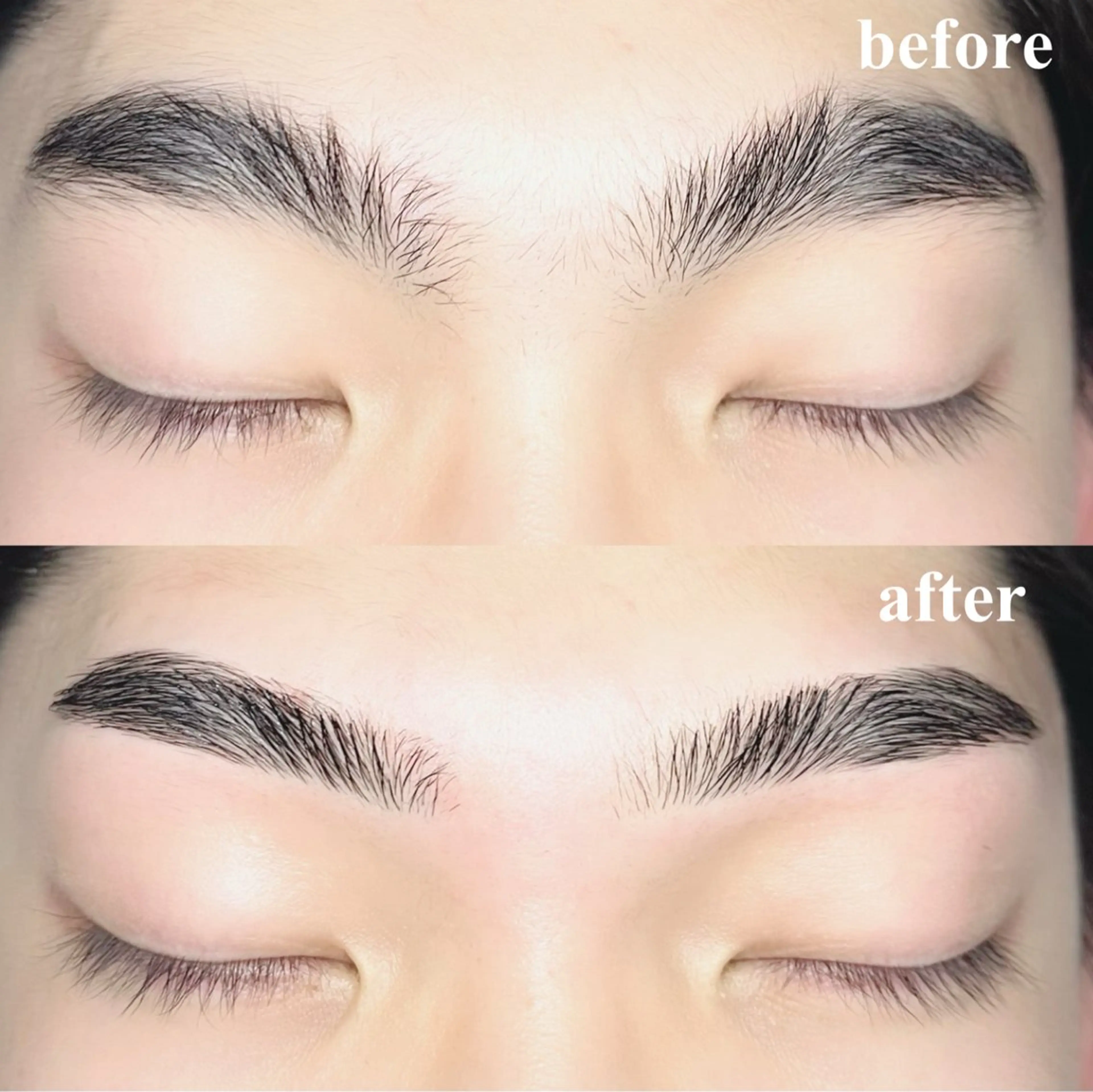 メンズ アイブロウ 堀内 優衣💗パリジェンヌのマツエク・マツパデザイン