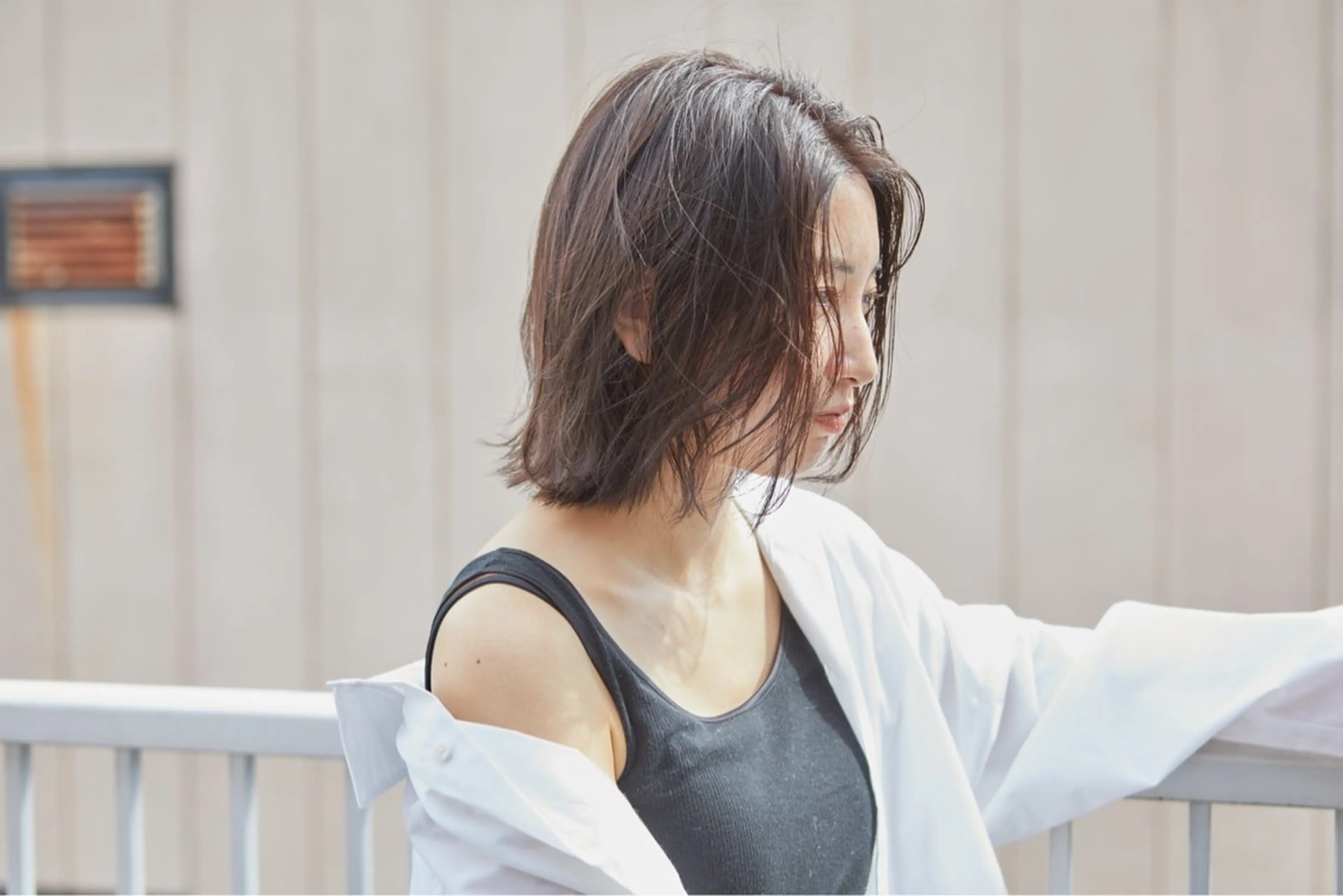 ミディアム カラー イルミナカラー 𝙱𝙻𝙴𝙽 𝚋𝚢 𝚍𝚘𝚝.所属・🤍BLEN 窓🤍のヘアスタイル