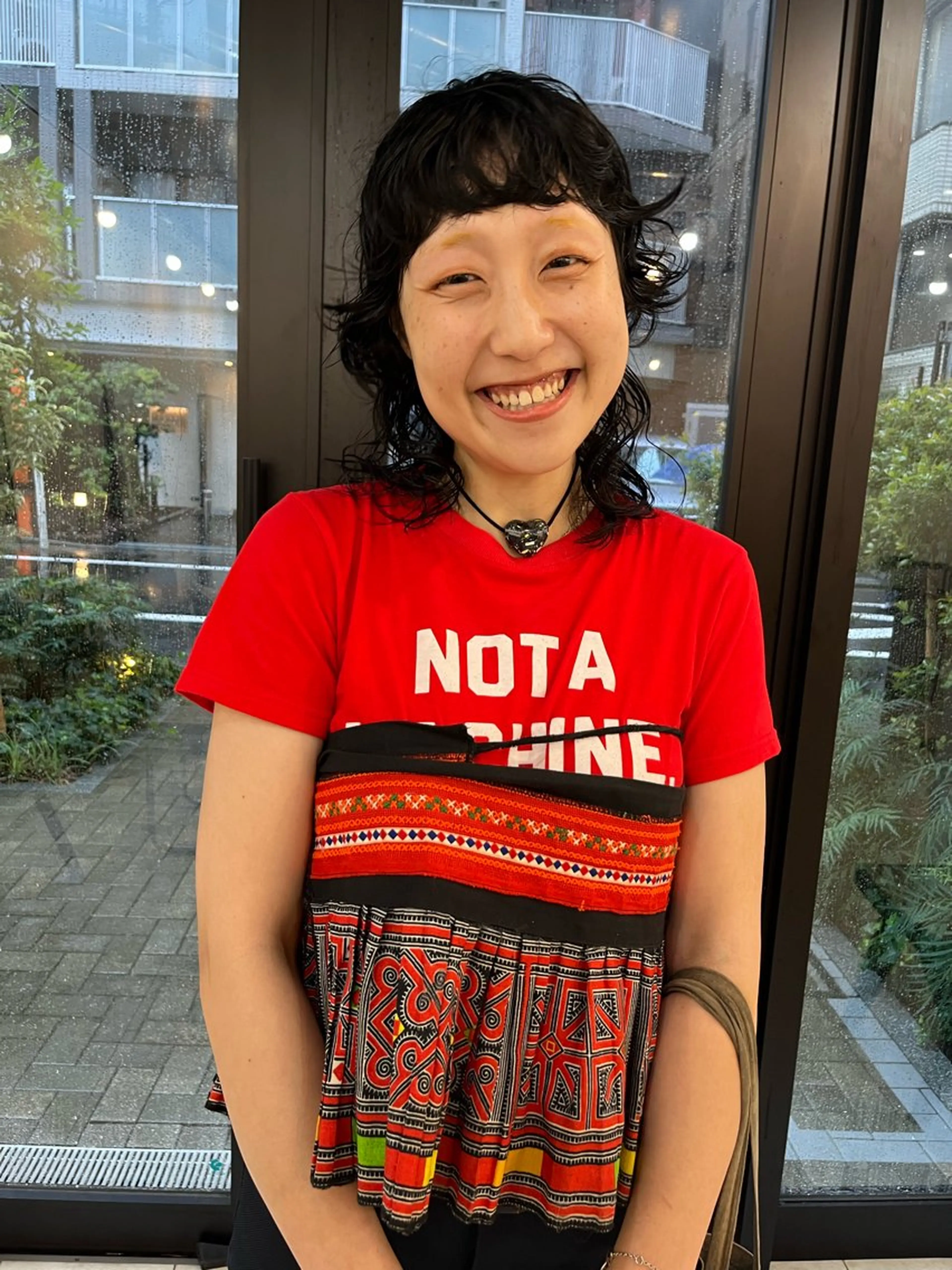 ミディアム パーマ カット パーマ NOUN所属・eri kinjoのヘアスタイル