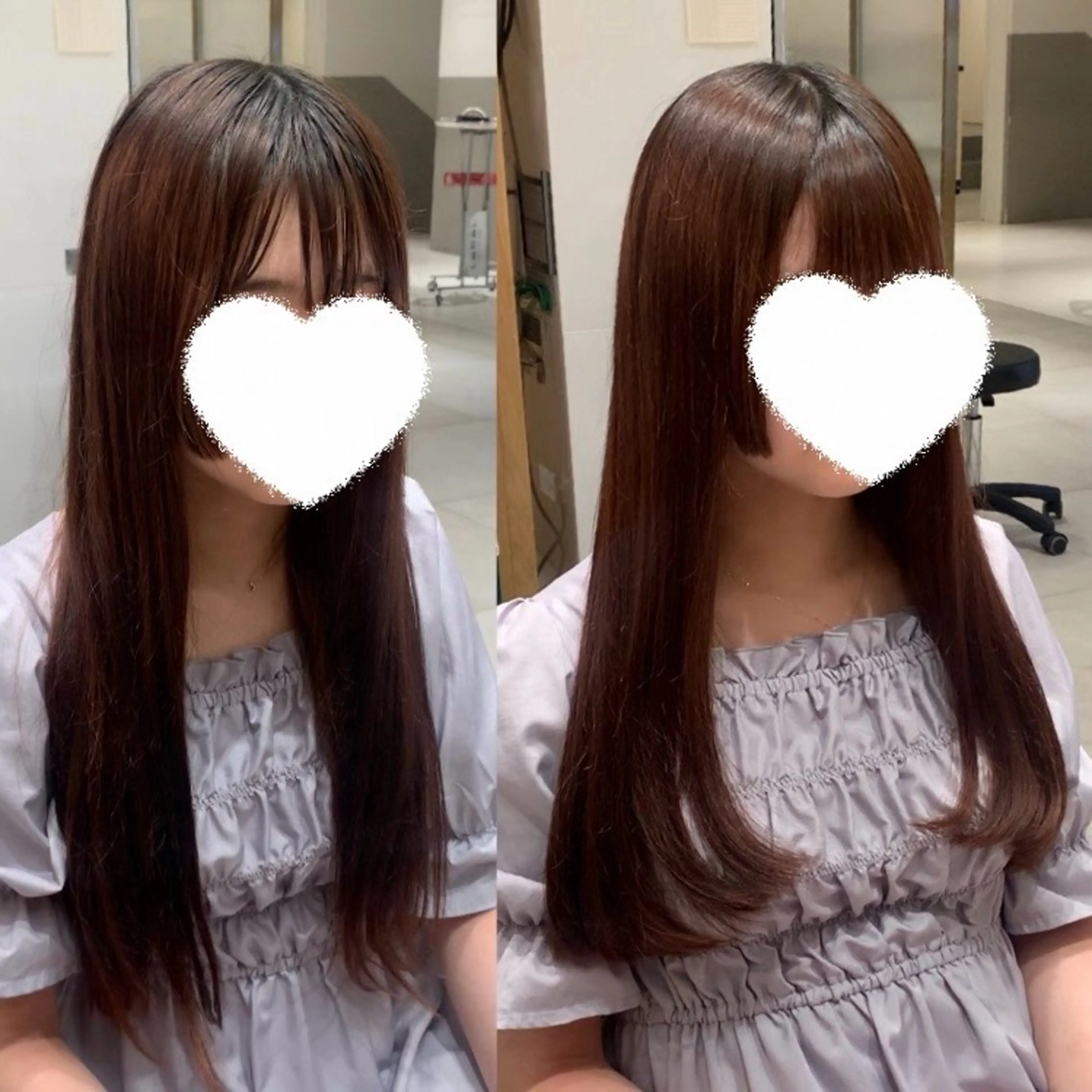 ロング カット トリートメント 内田 志乃のヘアスタイル