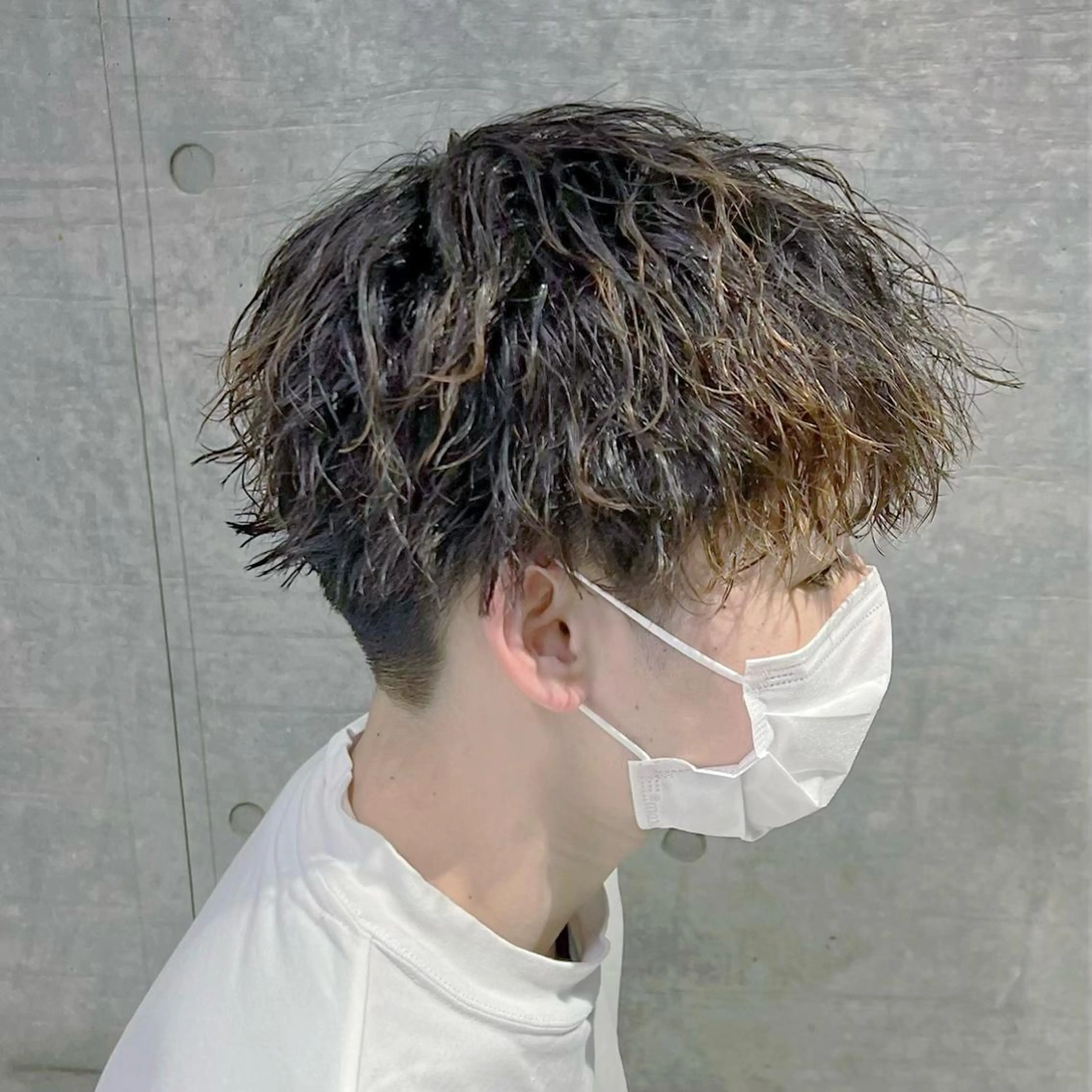 ショート パーマ メンズ カット パーマ Rea men's 原宿所属・藤井優大 店舗異動しましたのその他イメージ