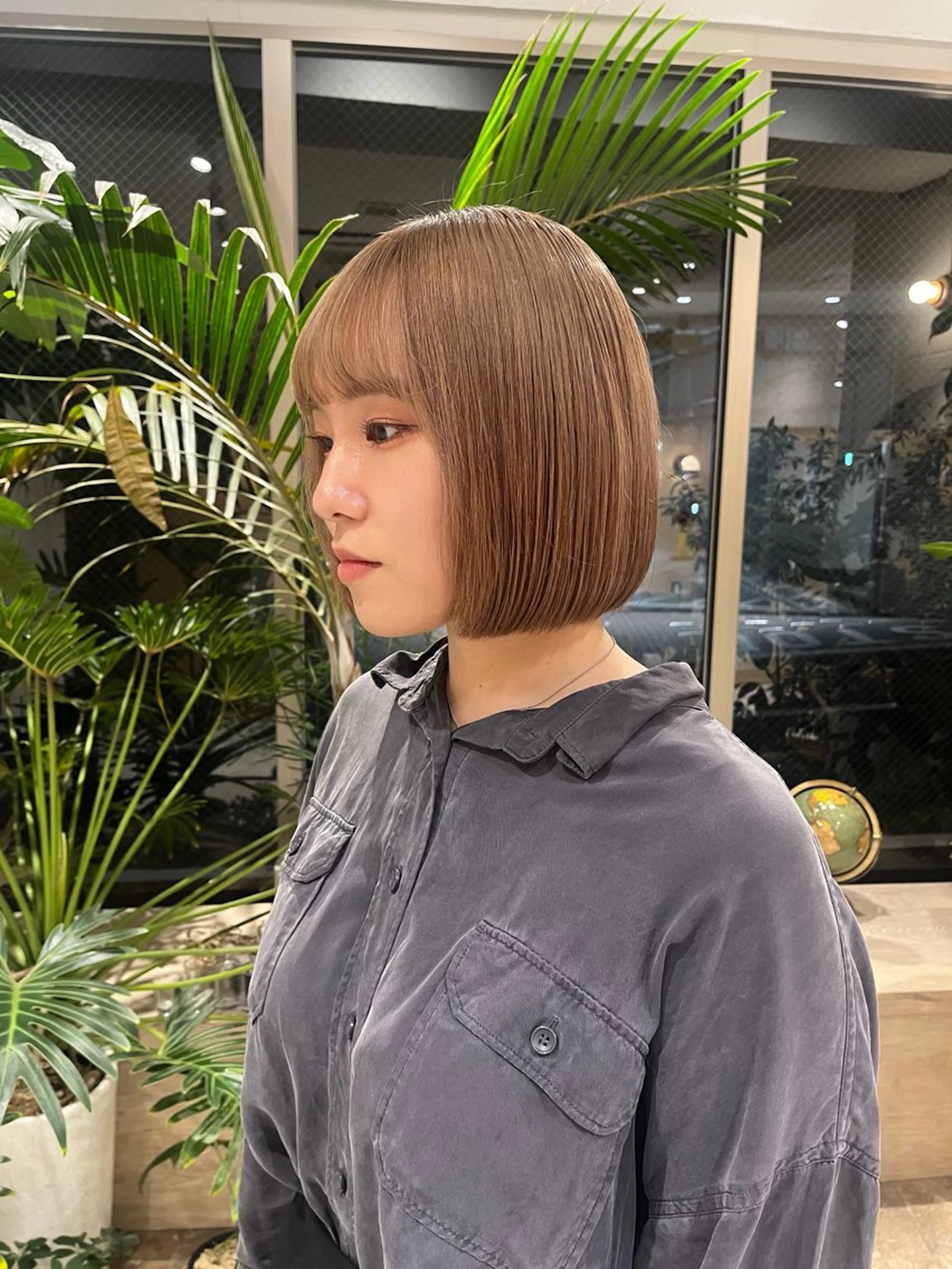 ショート カラー 🦖ミニボブ/ボブ /MOEKA🦕のヘアスタイル