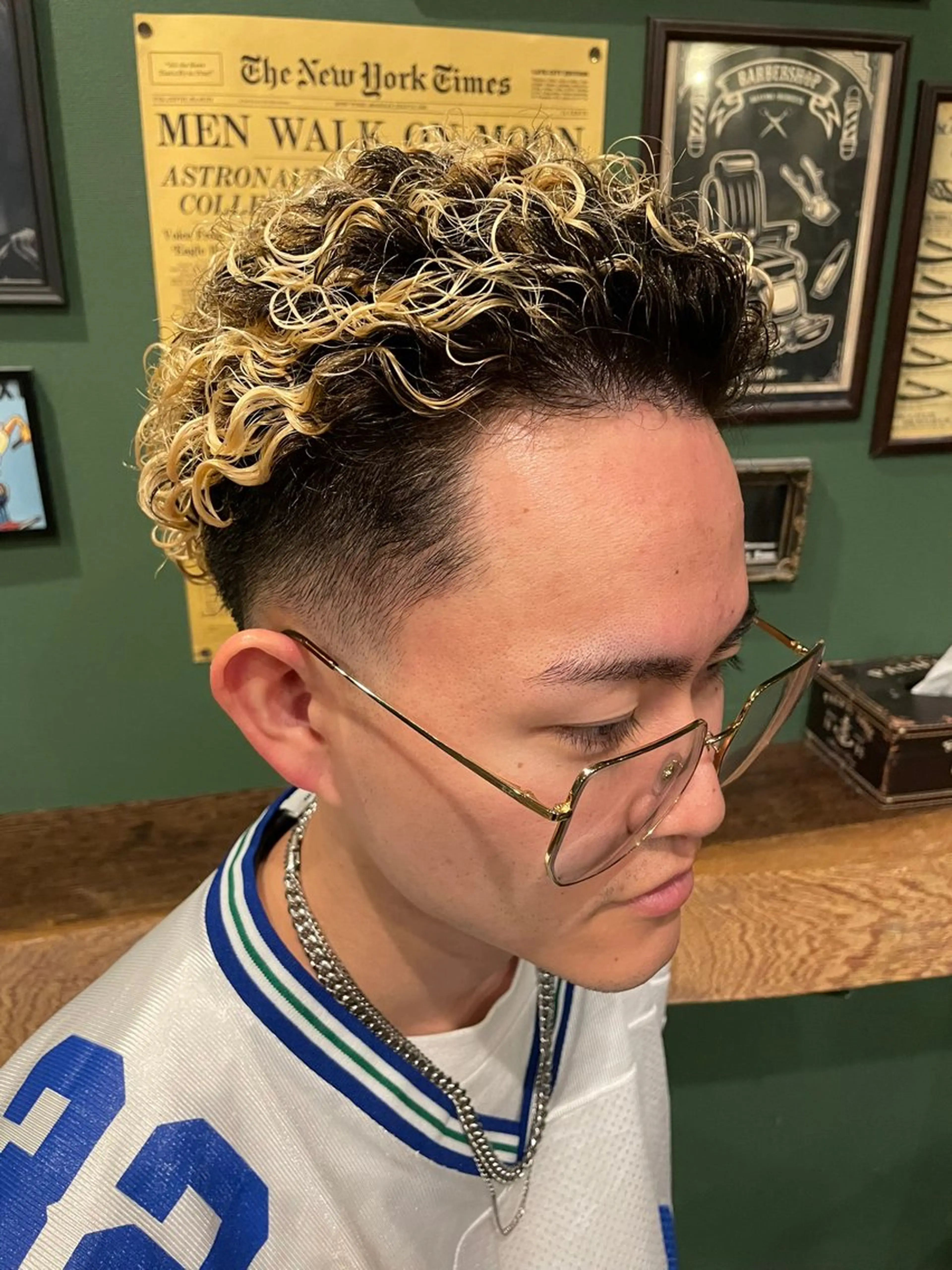 ショート パーマ メンズ Baby’s breath所属・藤田 年哉のヘアスタイル