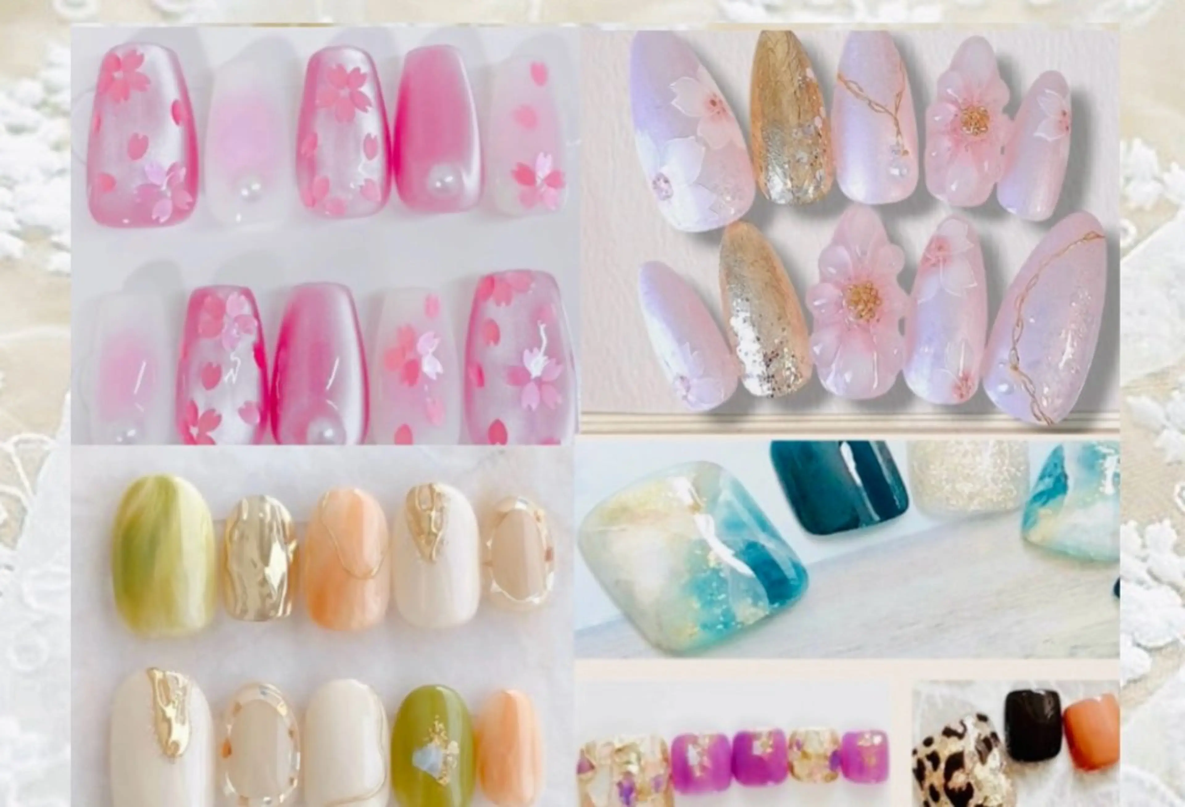 ネイル チークネイル クリアネイル 長さ出し フットネイル フレンチネイル LUCIA(ルシア)所属・LUCIA 南柏ネイルサロンのネイルデザイン