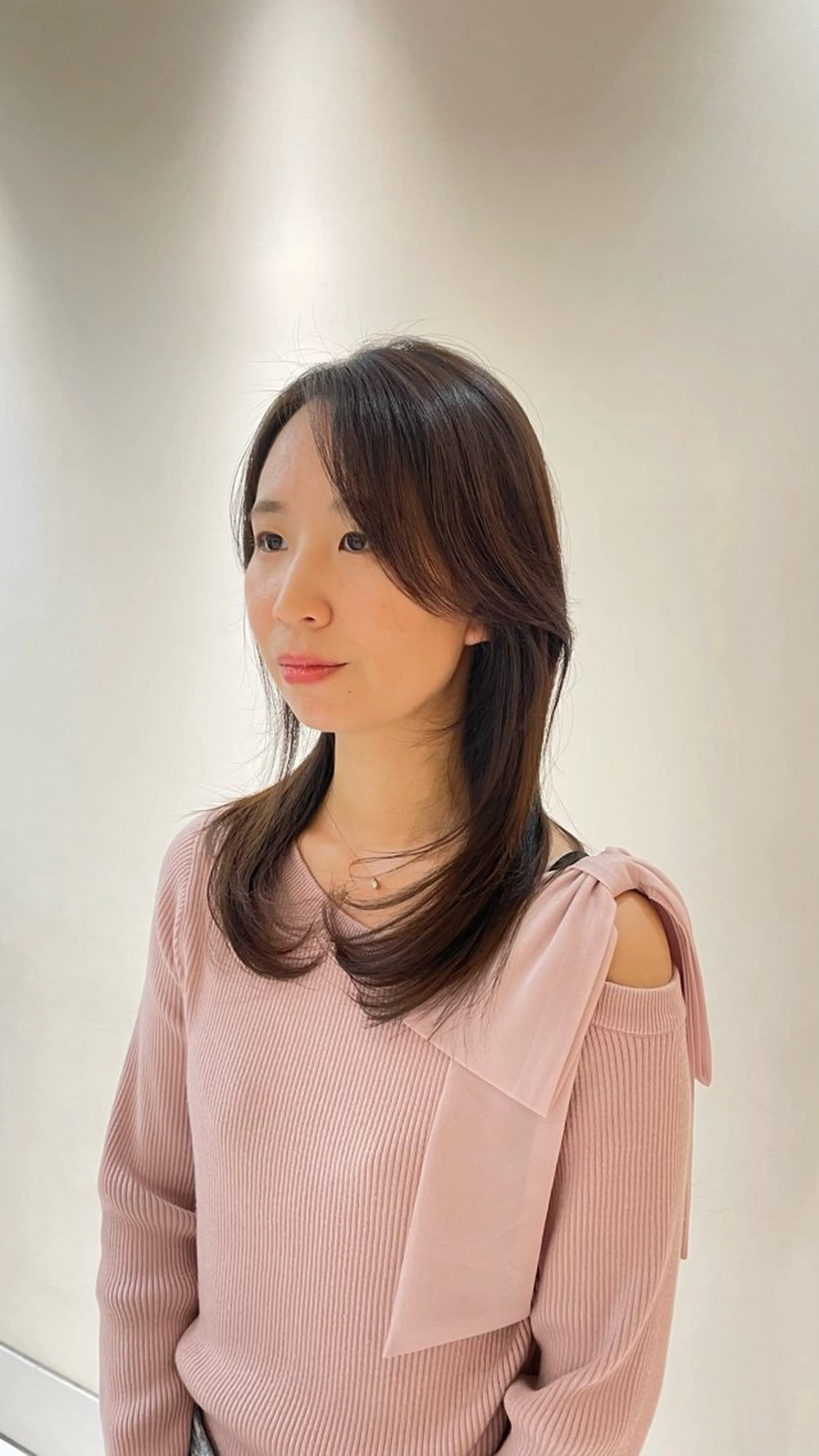 ロング 岡本 七星のヘアスタイル