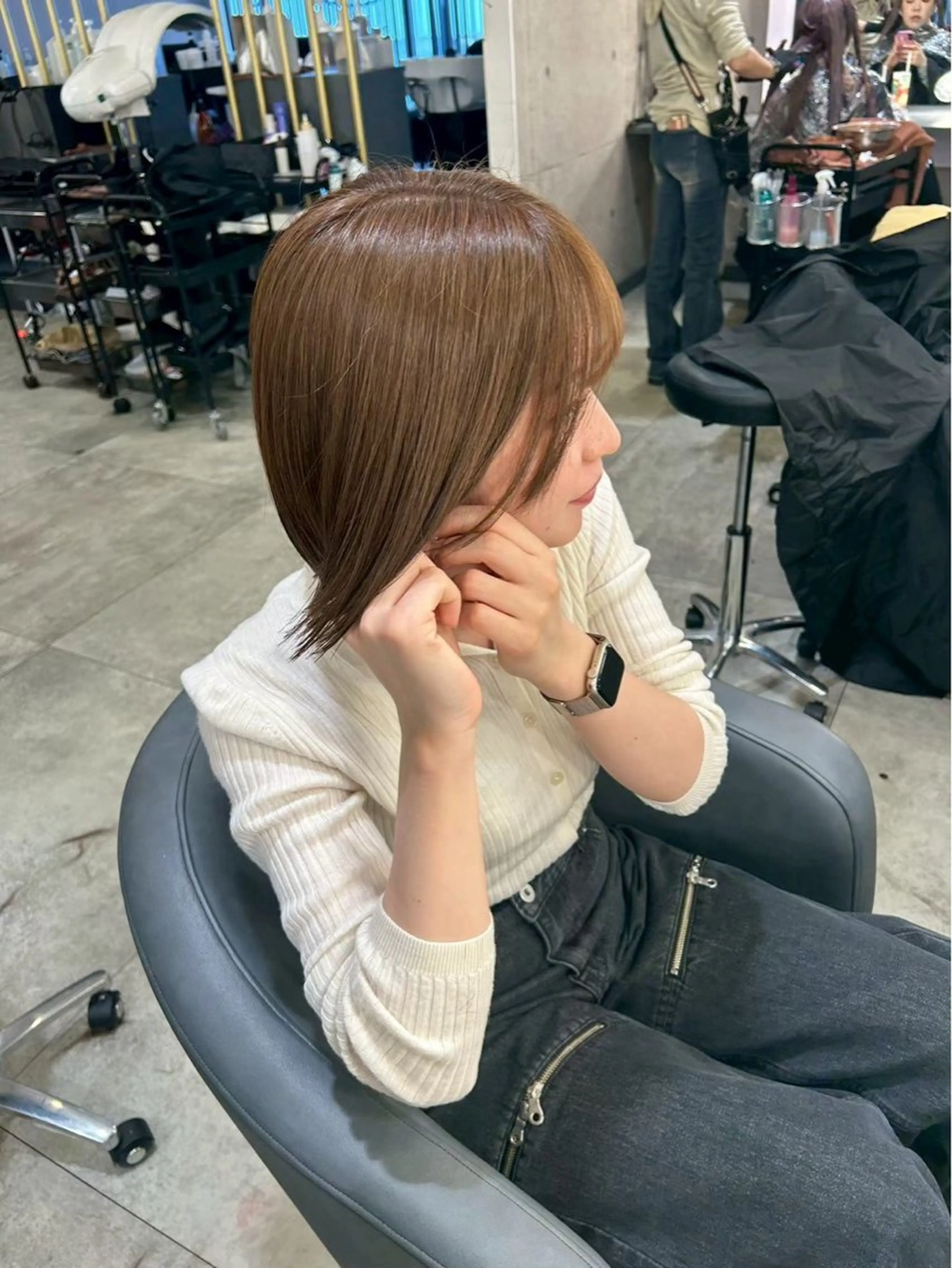 ショート 髪質改善 Noe心斎橋店のヘアスタイル