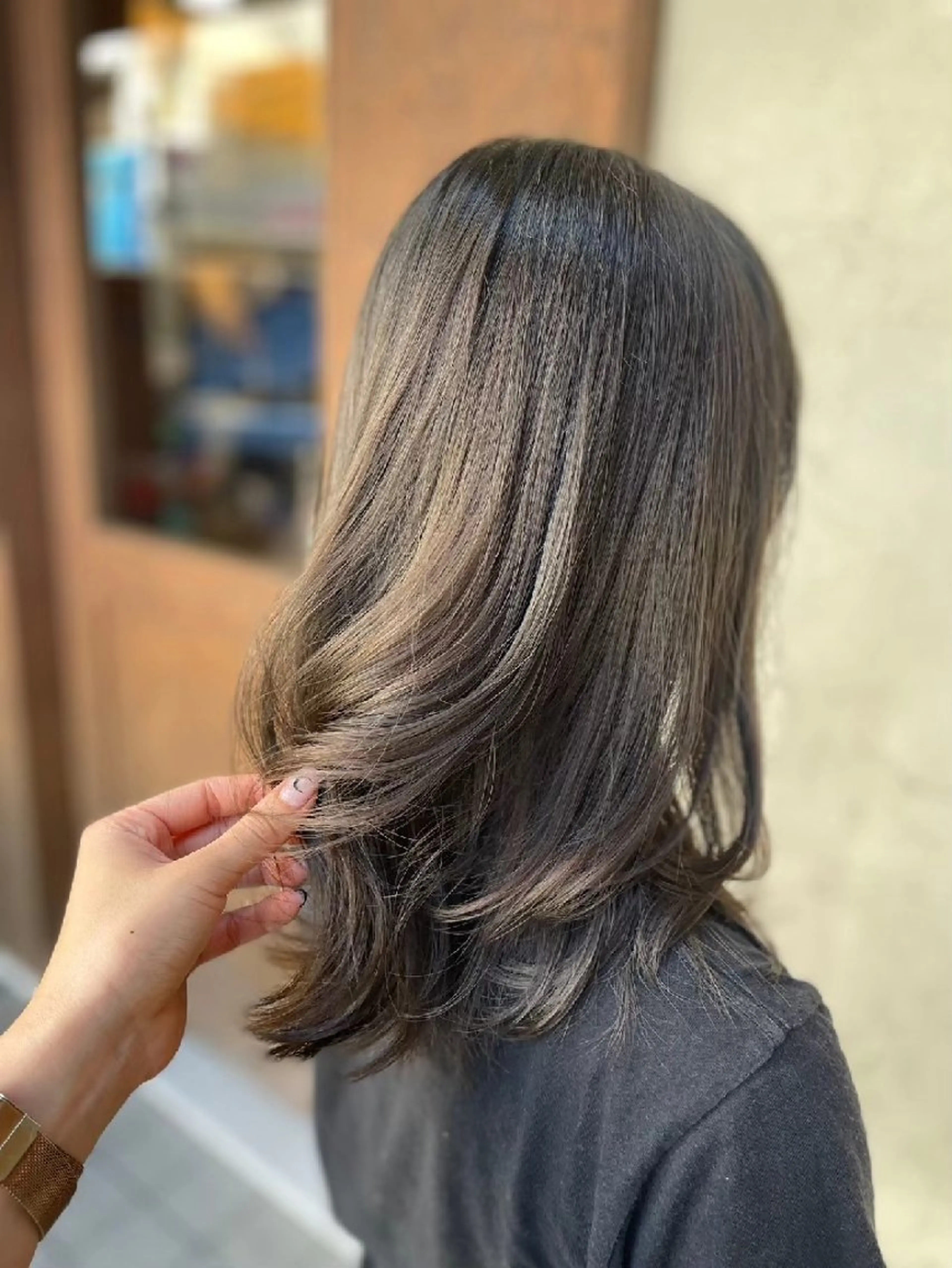 カラー 束感まつぱ🥑🤍 NATUKI🤍のマツエク・マツパデザイン