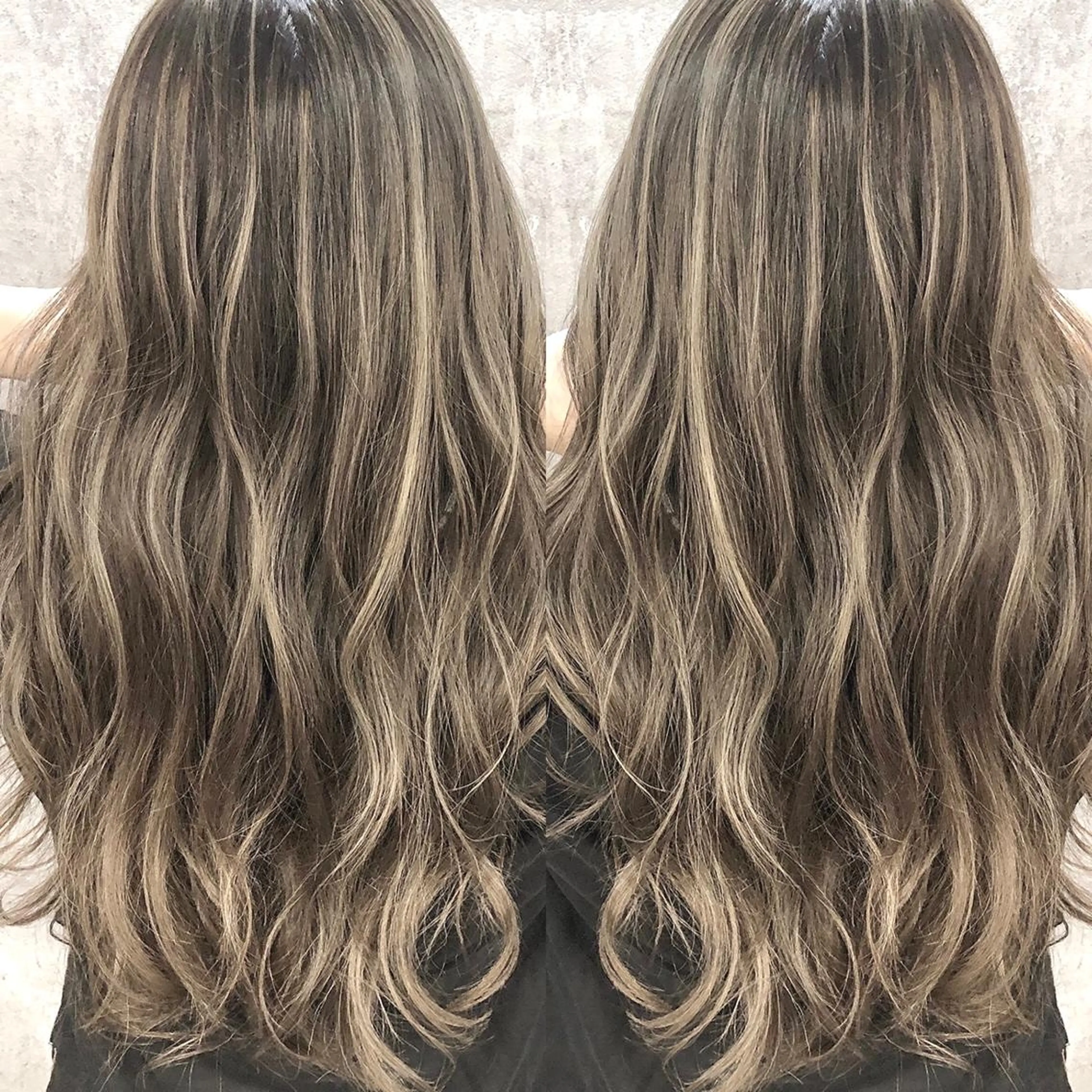 ロング カラー ハイライトカラー ハイライト ヘアカラー トリートメント MiL所属・✨ハイトーン✨ 濱田知孝のヘアスタイル