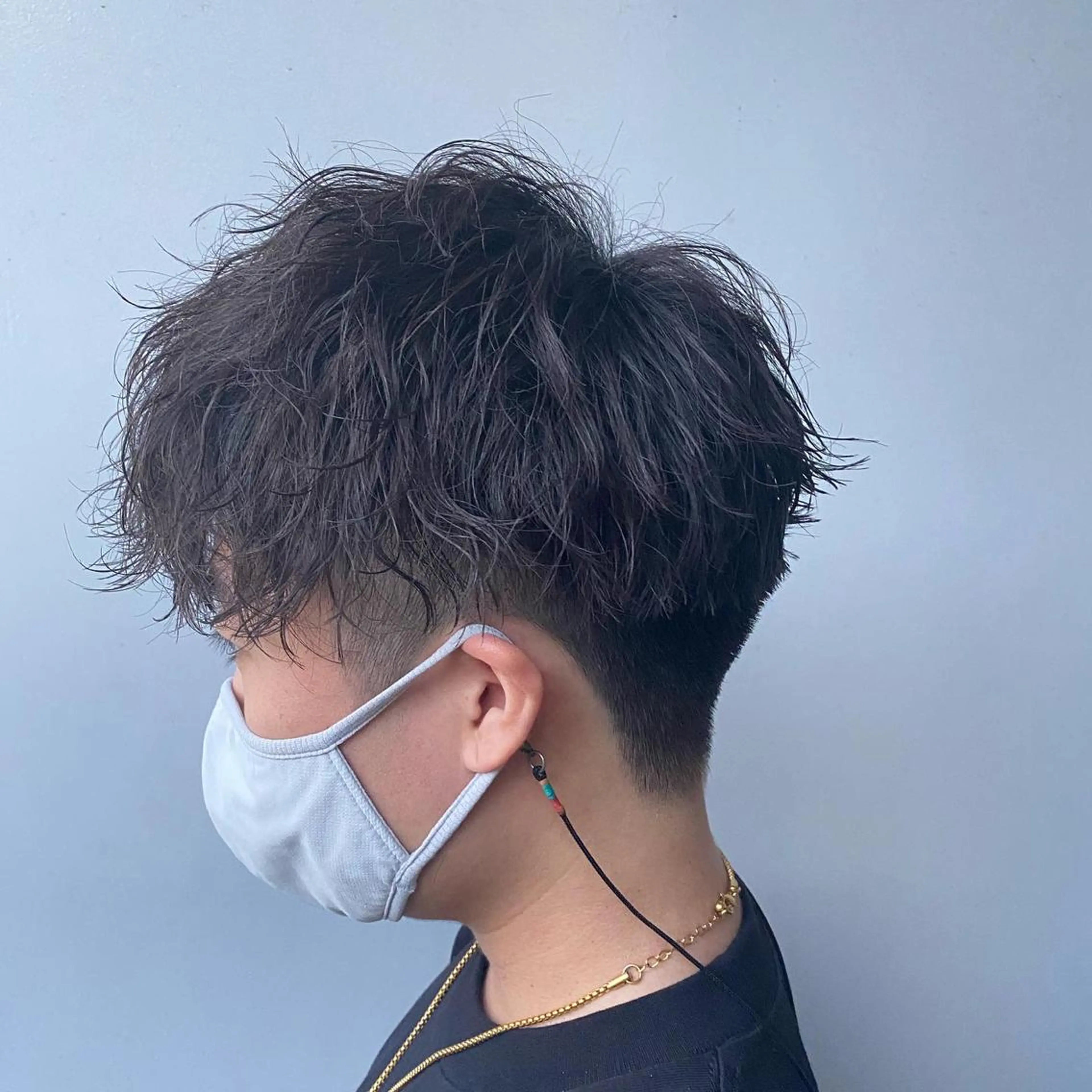 ショート メンズ 🟦ニュアンス/メン ズパーマ横浜🟦のヘアスタイル