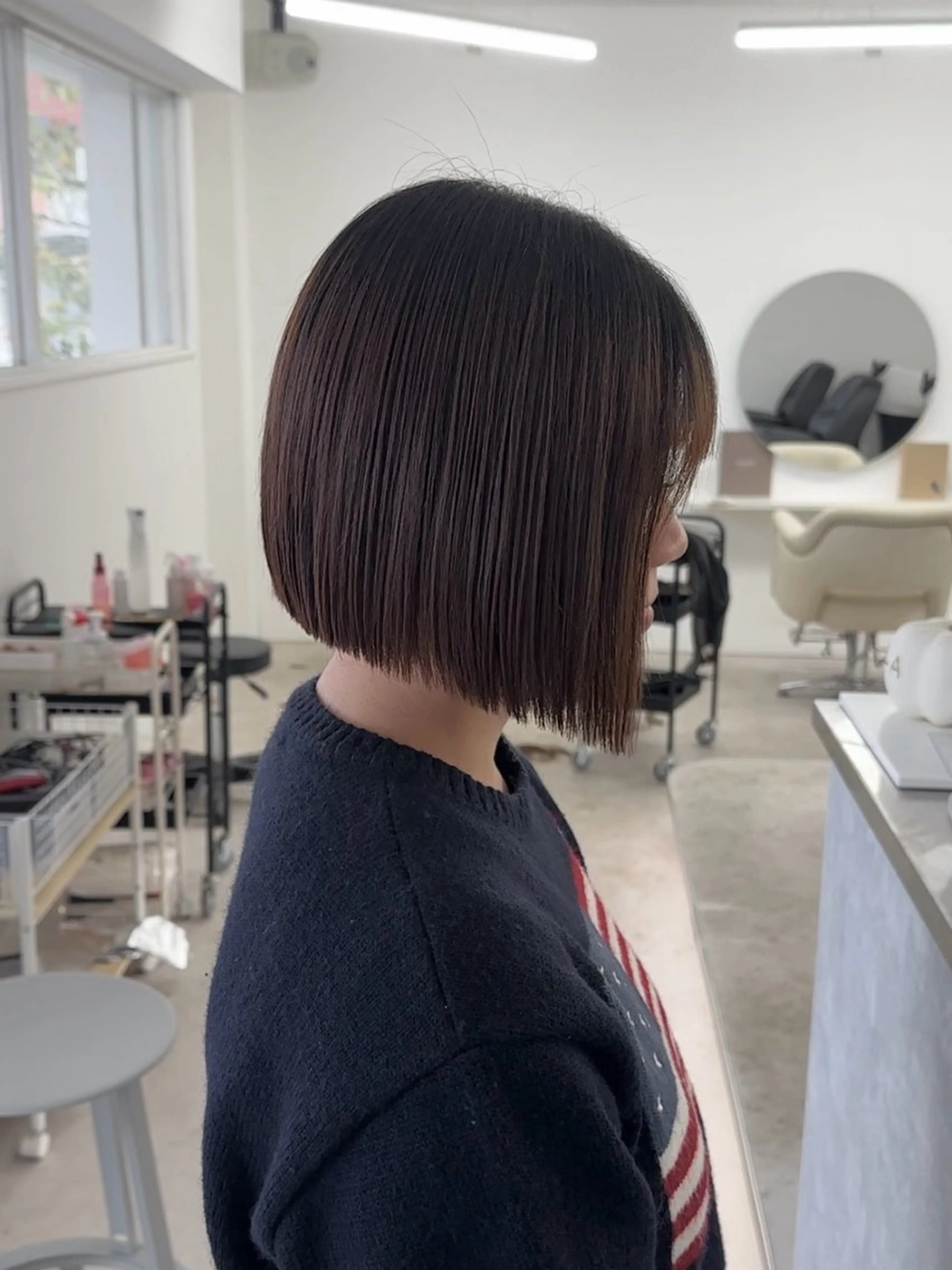 ショート ボブ ELLA所属・村上 奈南のヘアスタイル