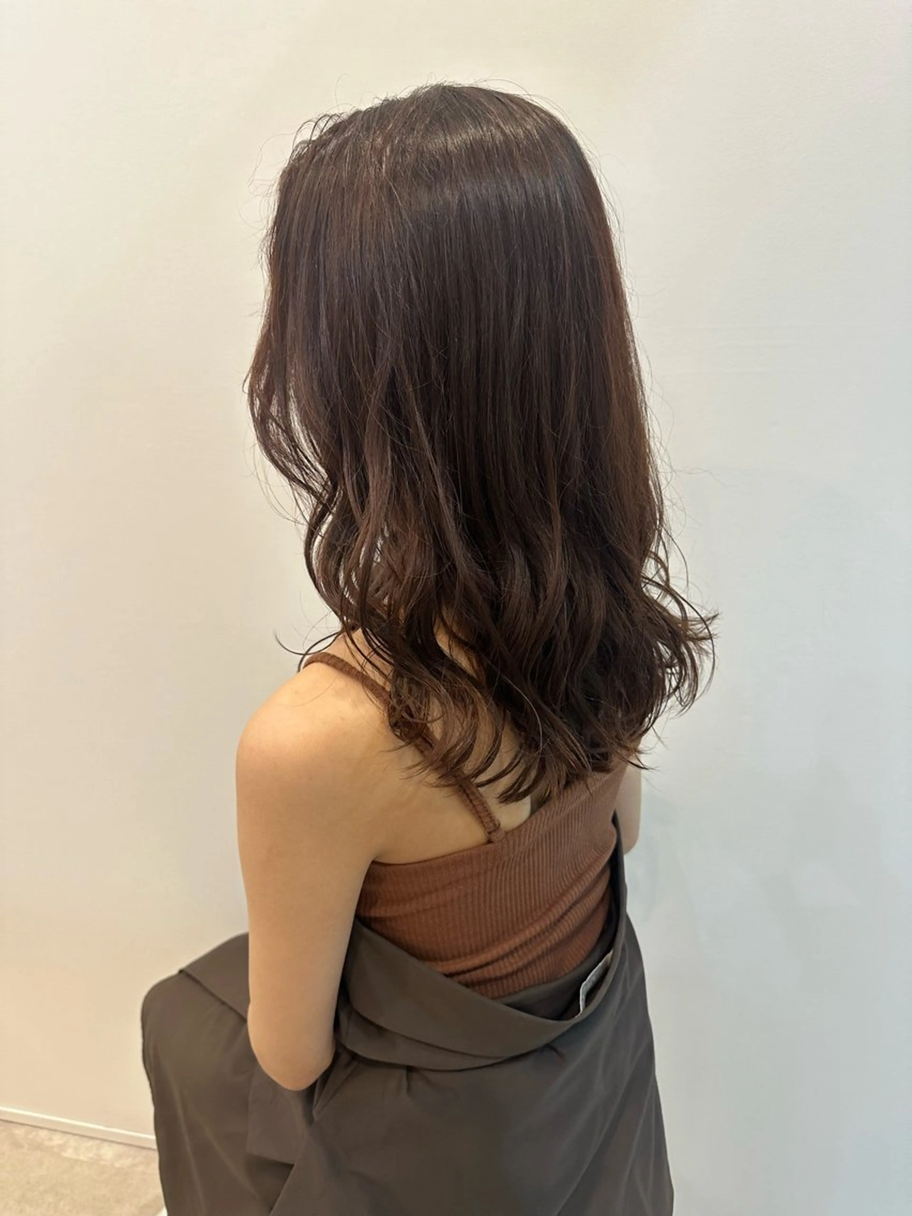 セミロング カラー ヘアセット/艶カラー 💐nao.のヘアスタイル