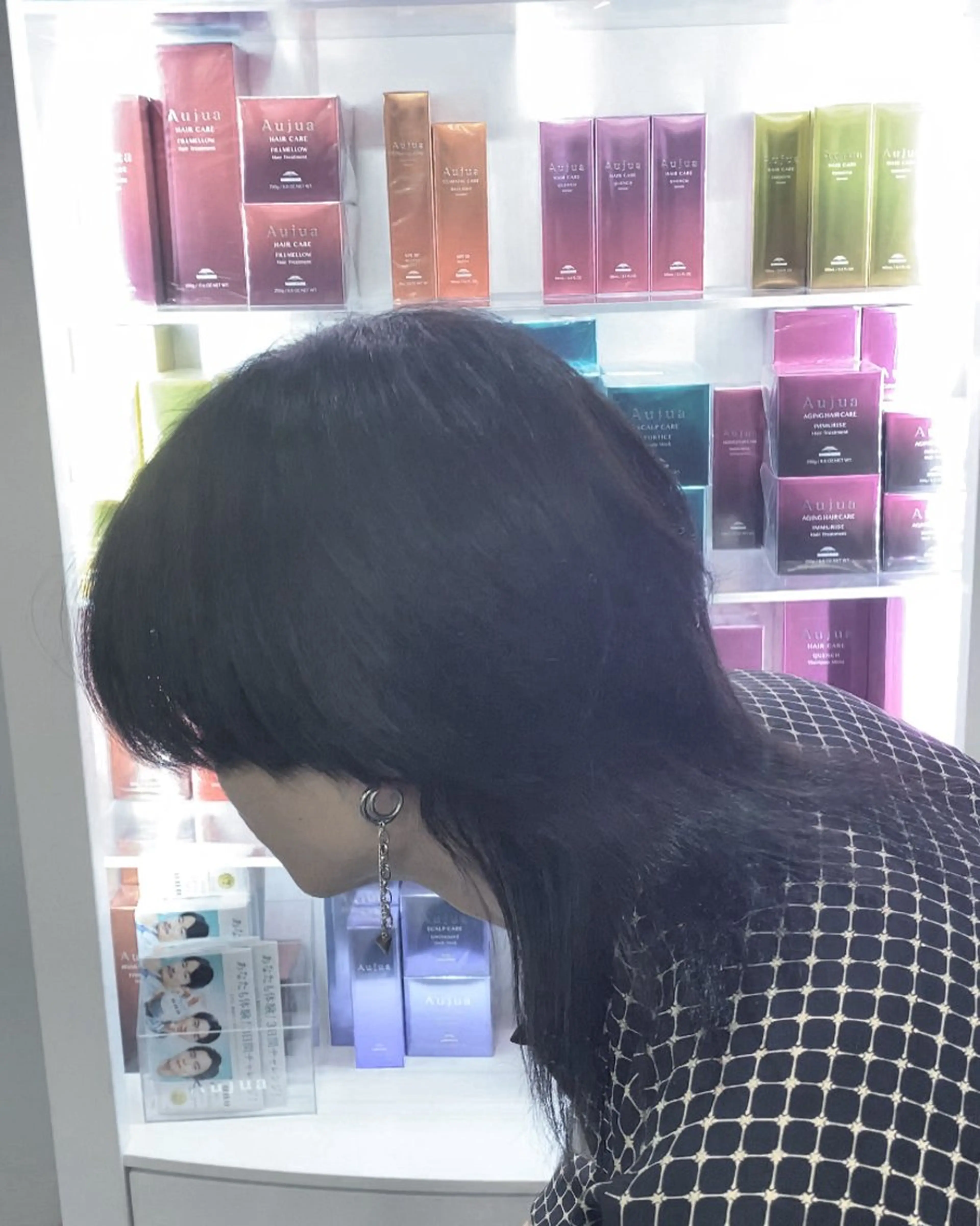 ロング ニュアンス/フェザー /ウルフ/伶馬のヘアスタイル