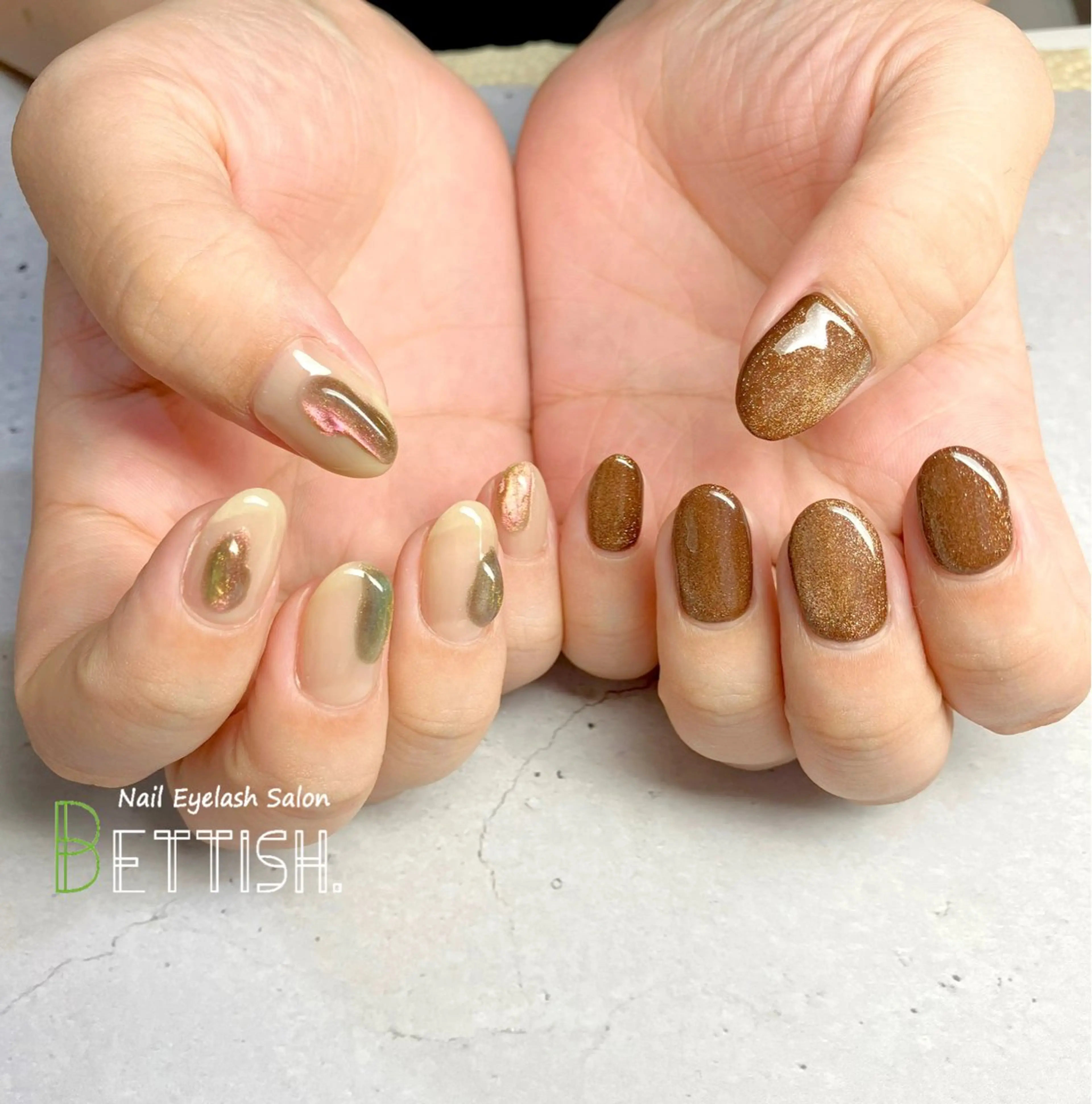 ネイル マグネットネイル ワンカラーネイル ハンドネイル BETTISH. KUMIKO☺︎︎のネイルデザイン