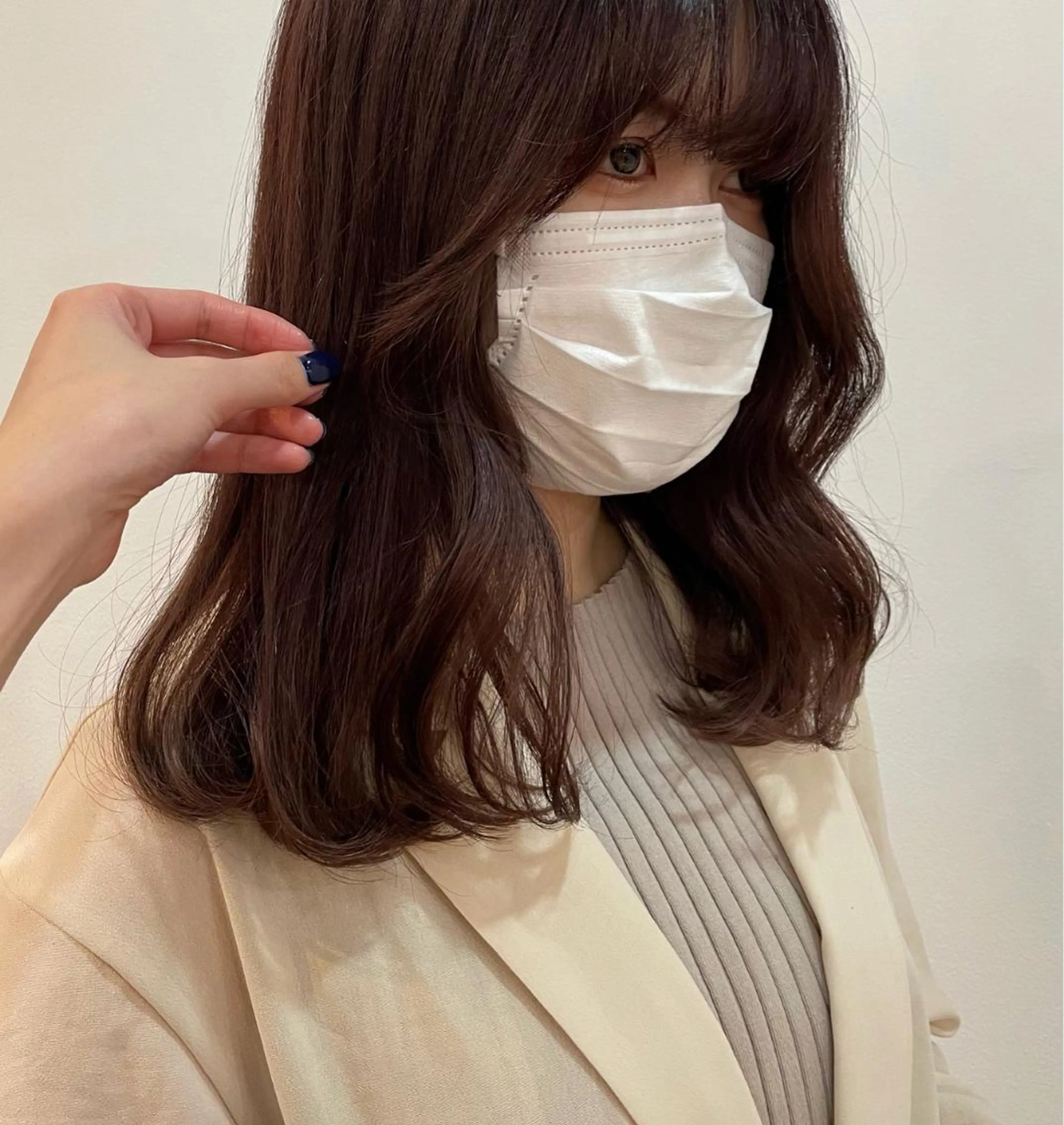 セミロング カラー chiharu ボブ/レイヤーのヘアスタイル