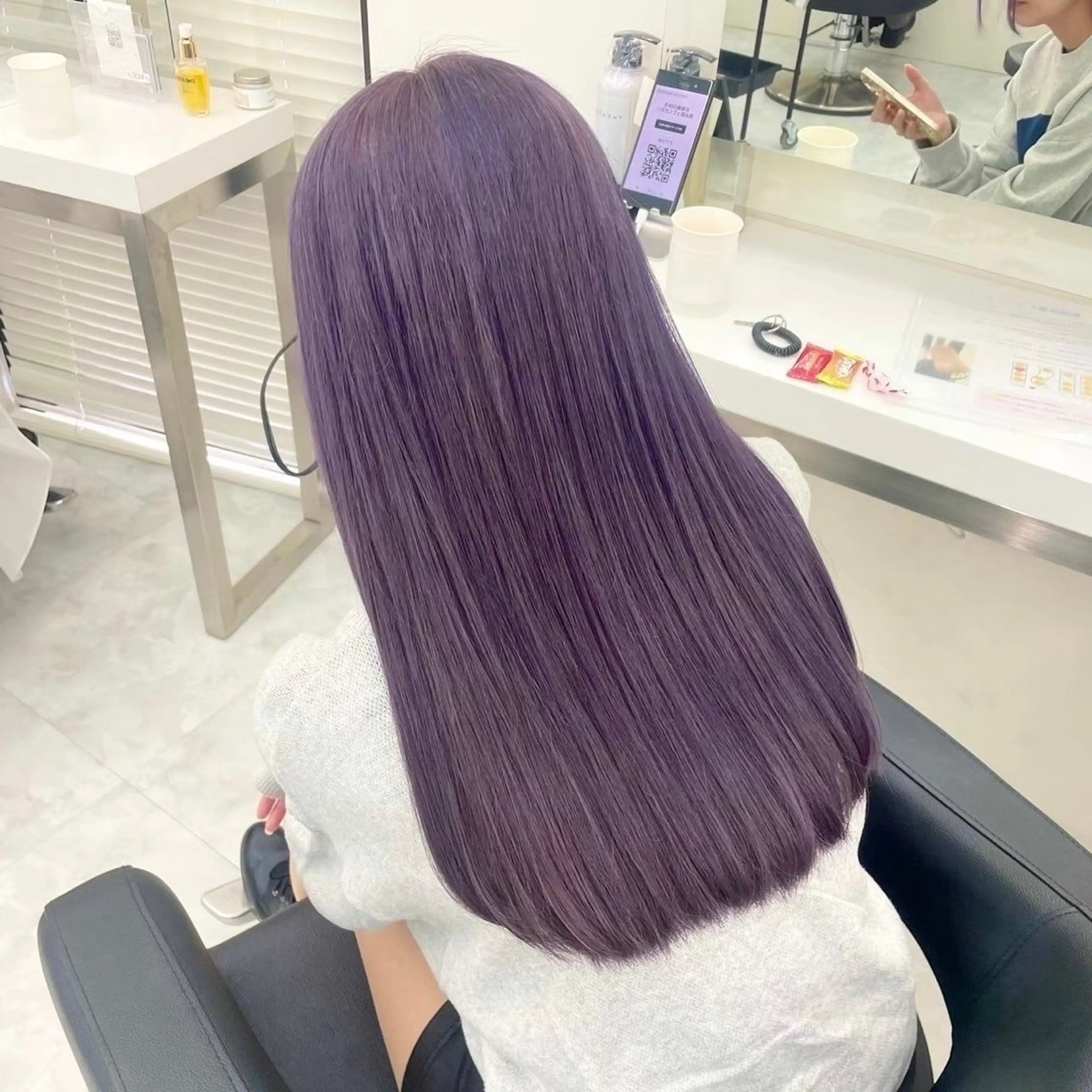 ロング カラー 韓国風透明感カラー‎ /yurinのヘアスタイル