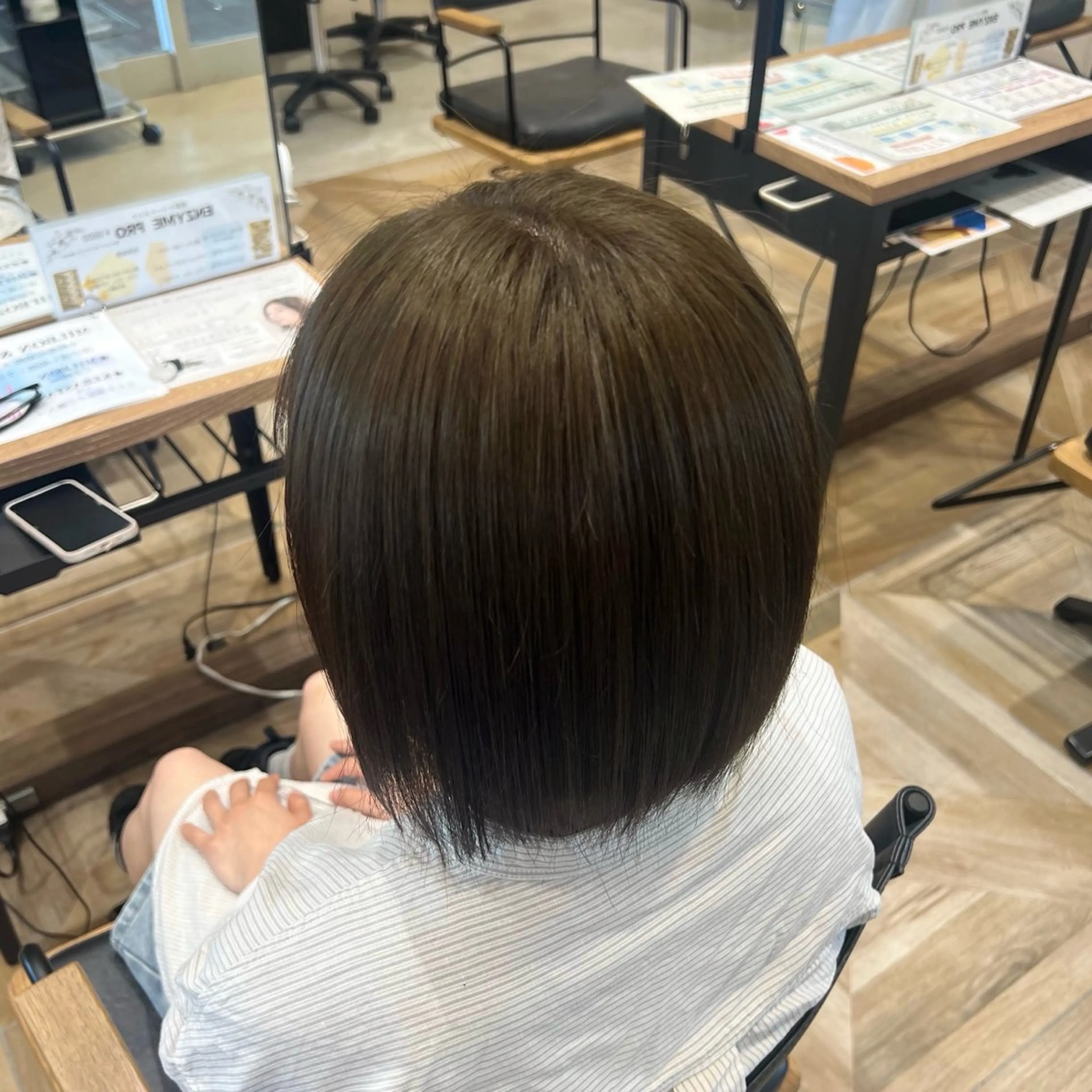 カラー 暖色カラーAYAKA 🍒🕰🤎のヘアスタイル