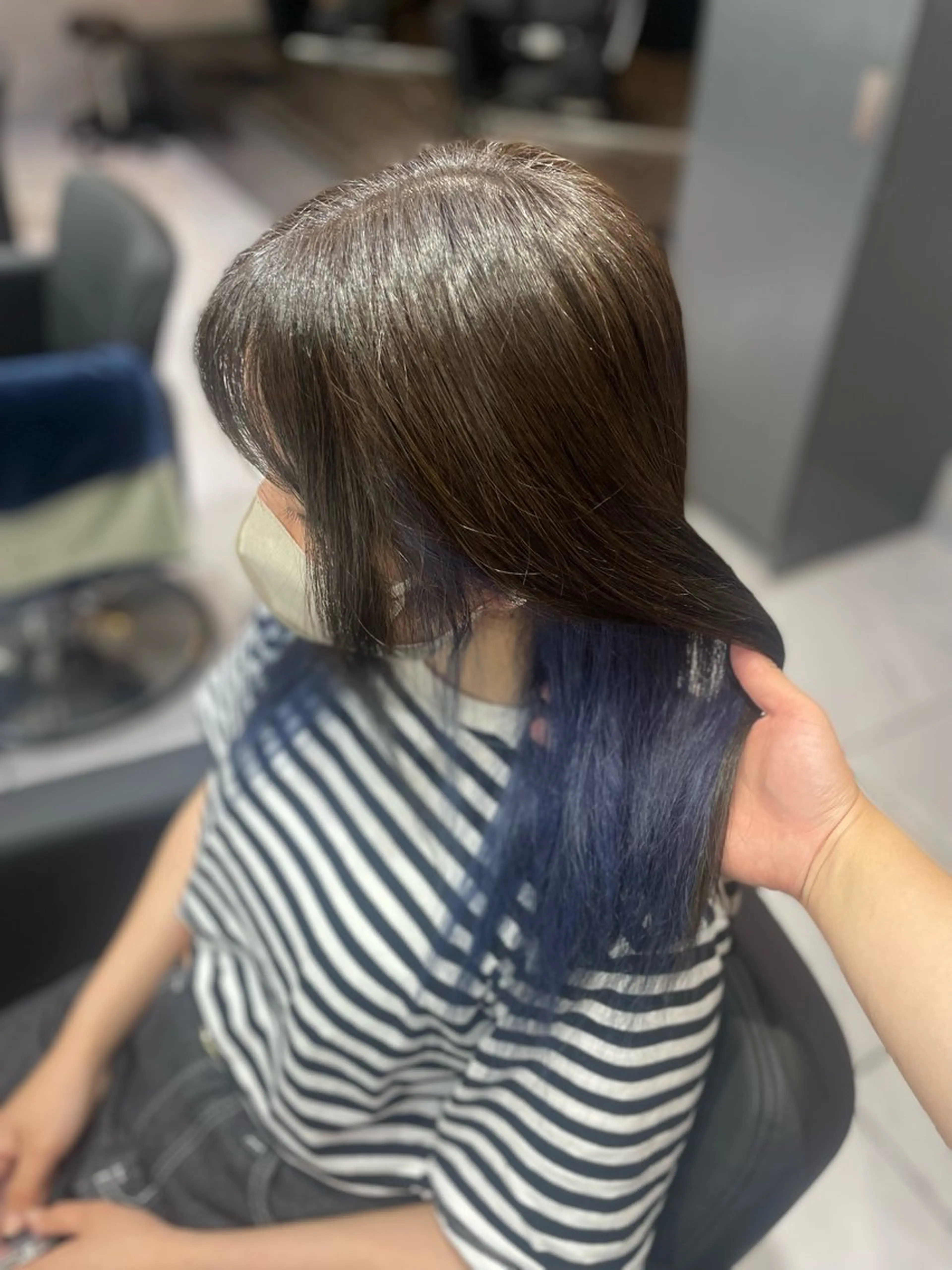 ロング カラー 前田 桃花のヘアスタイル