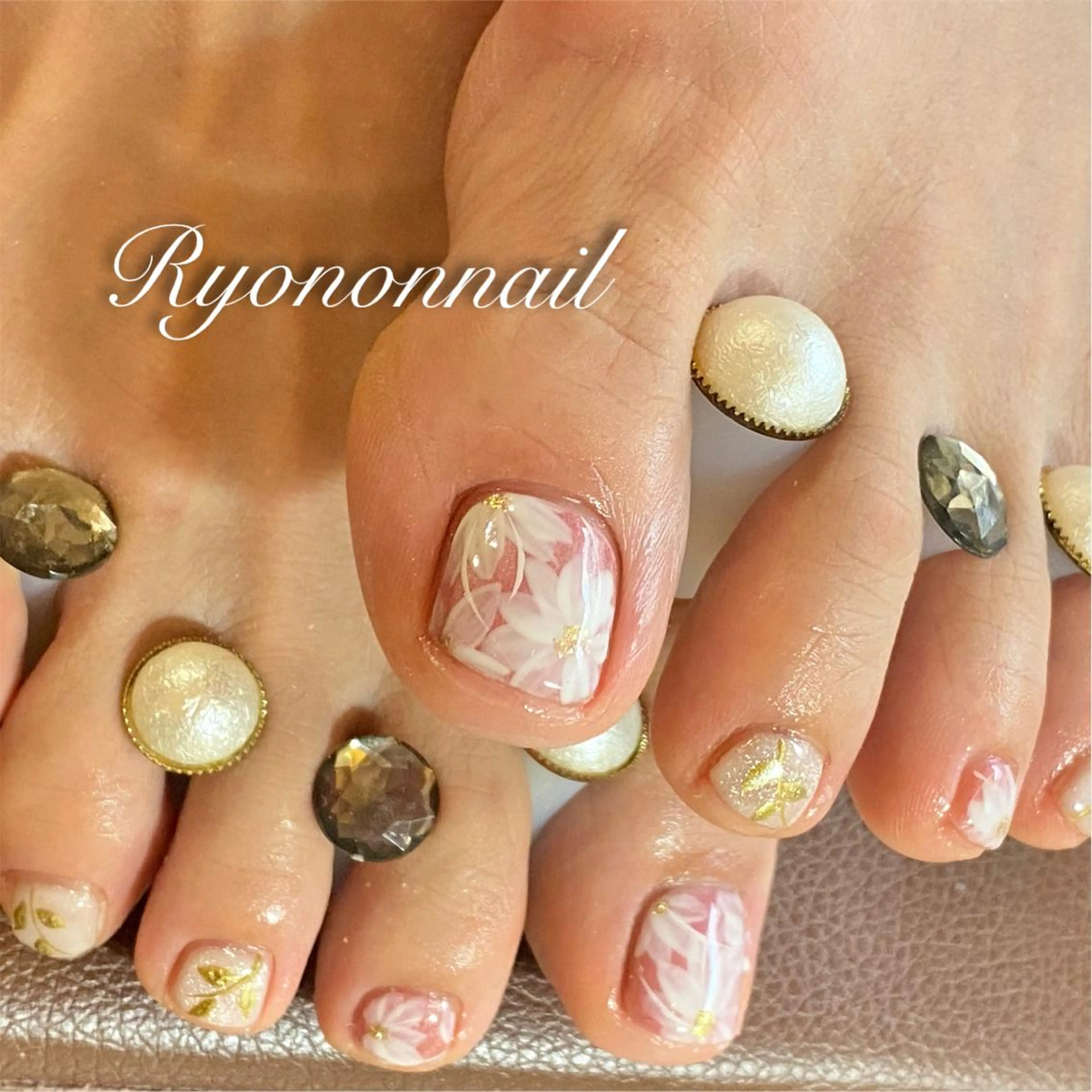 [お一人3回まで][口コミ書いてくださる方限定] フットネイル10本アートコースの写真