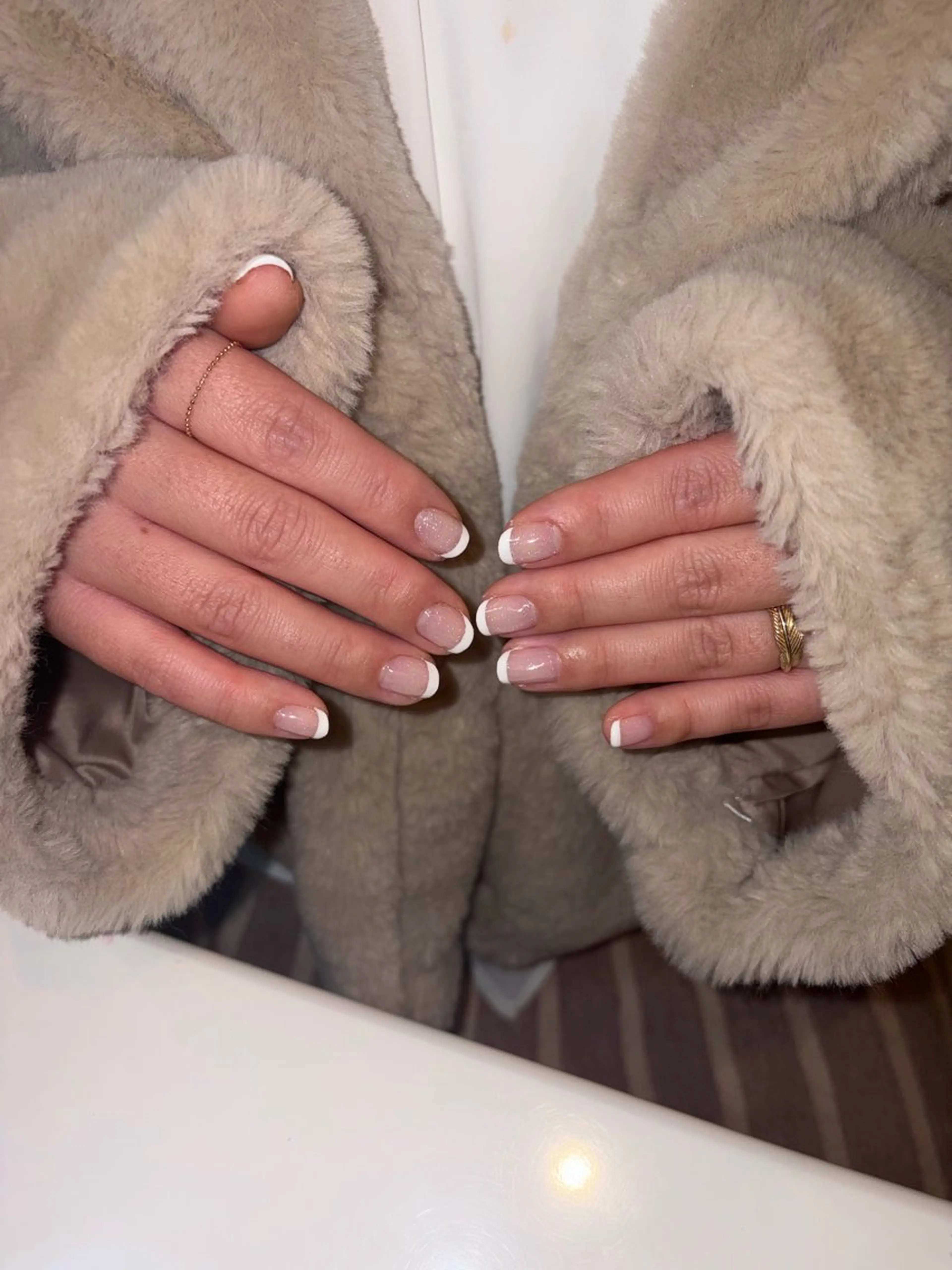 ネイル フレンチネイル シンプルネイル ハンドネイル 梅野 直子 うねるま所属のネイルデザイン