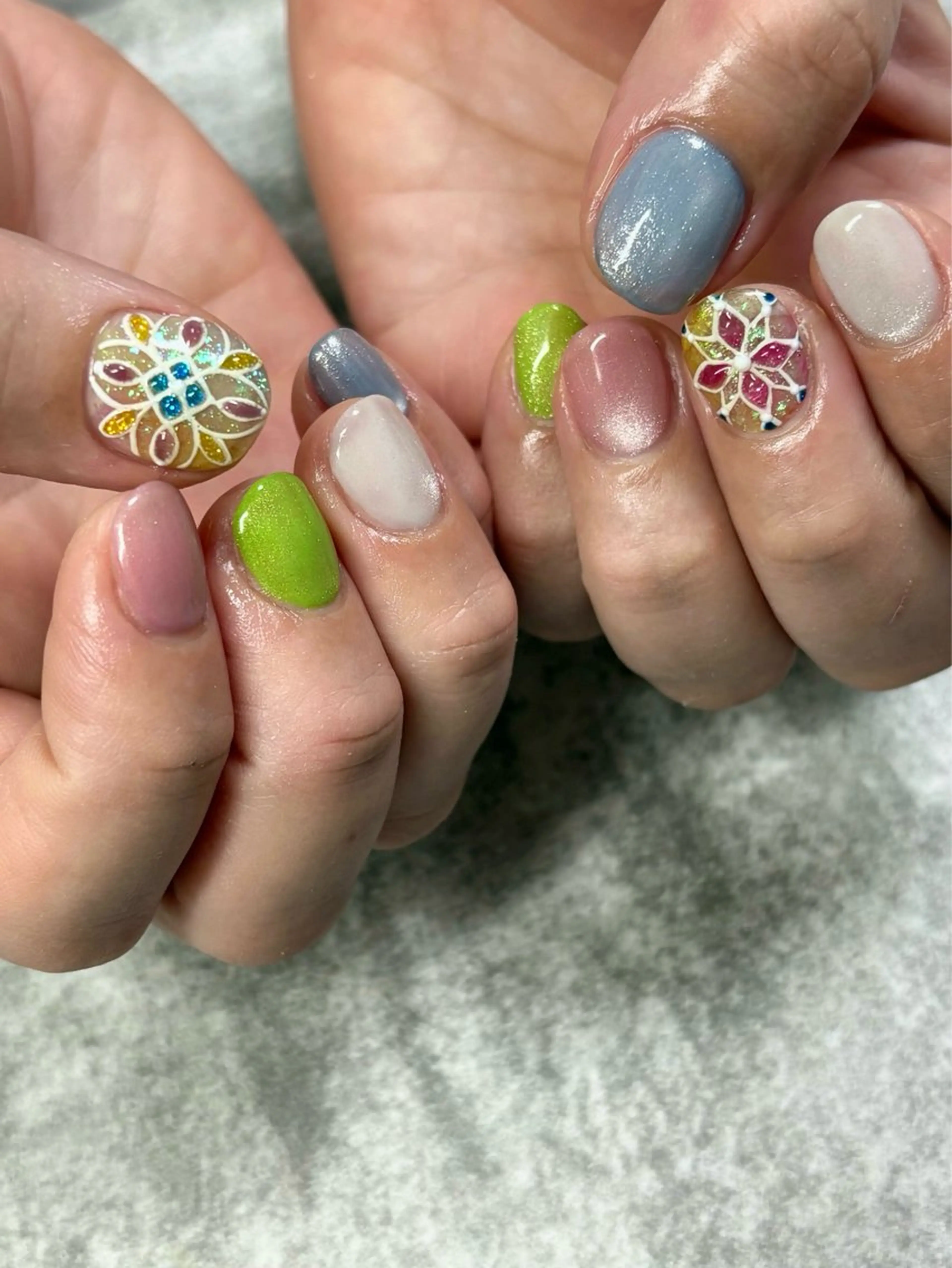 ネイル ハンドネイル FIORITURA Maikoのネイルデザイン