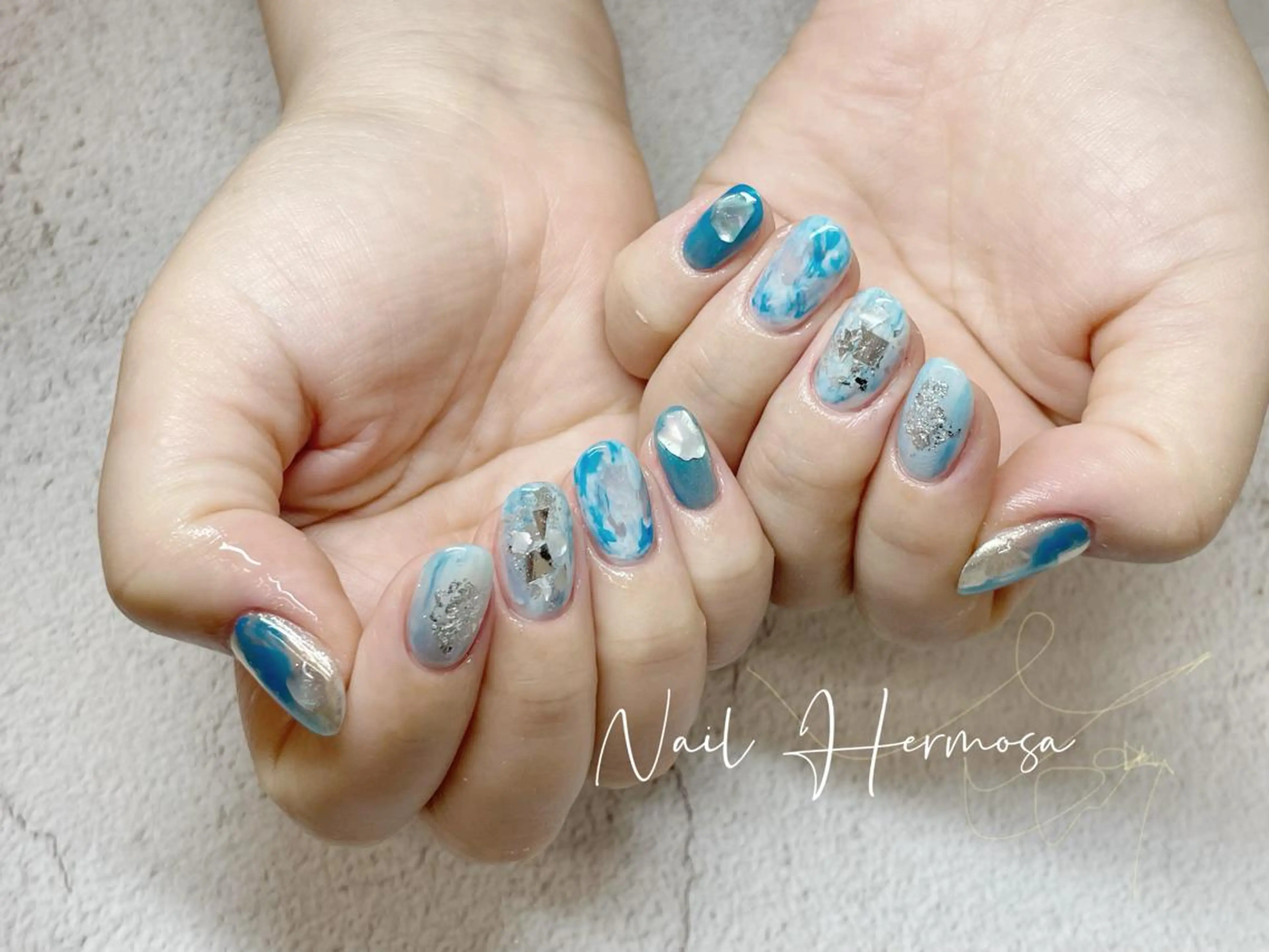 ネイル 長さ出し フットネイル ジェルネイル 持ち込み ニュアンスネイル ハンドネイル ネイル エルモサのネイルデザイン