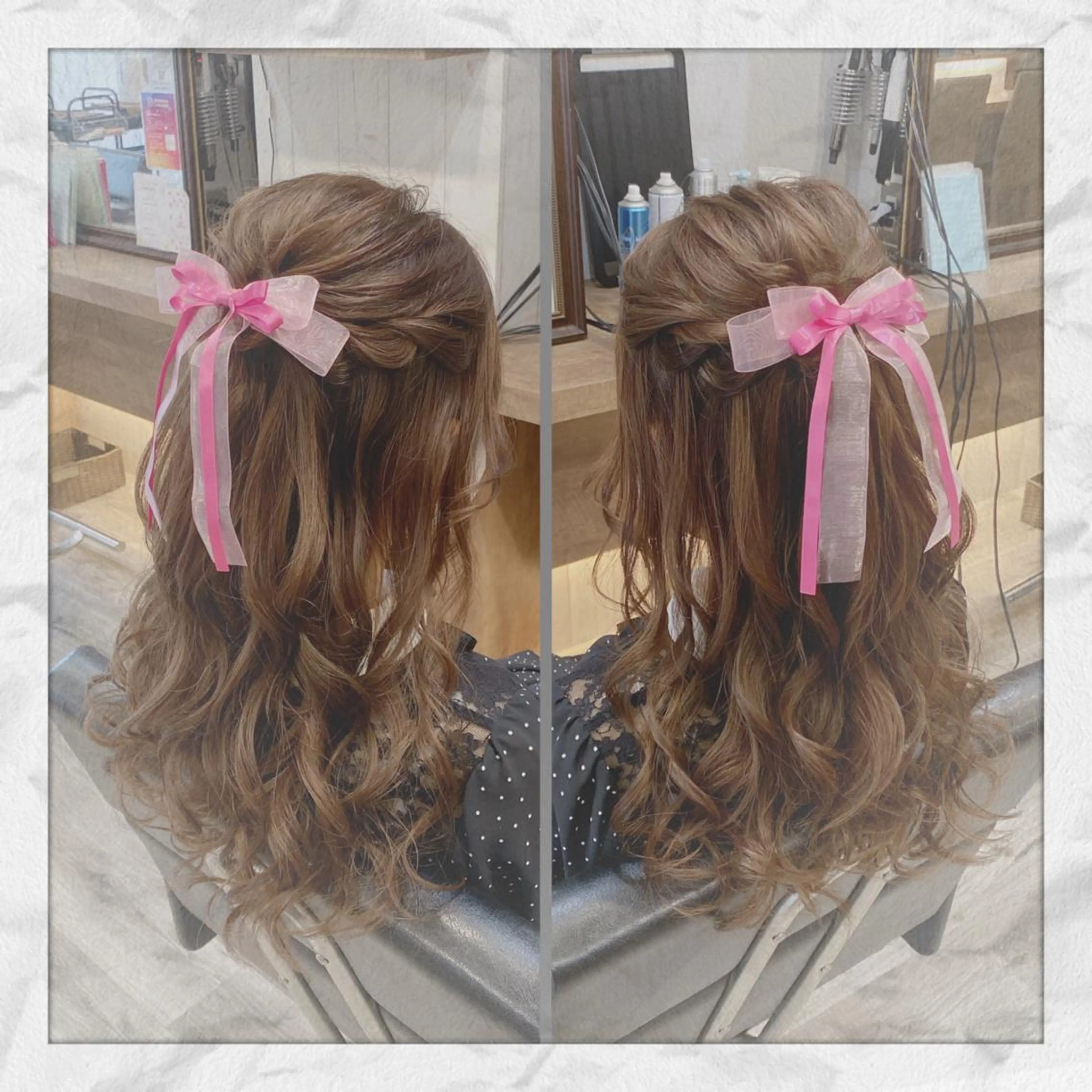 ロング ヘアアレンジ ヘアセット ヘアセット/着付け 𓇼 松本 夏美𓇼のヘアスタイル