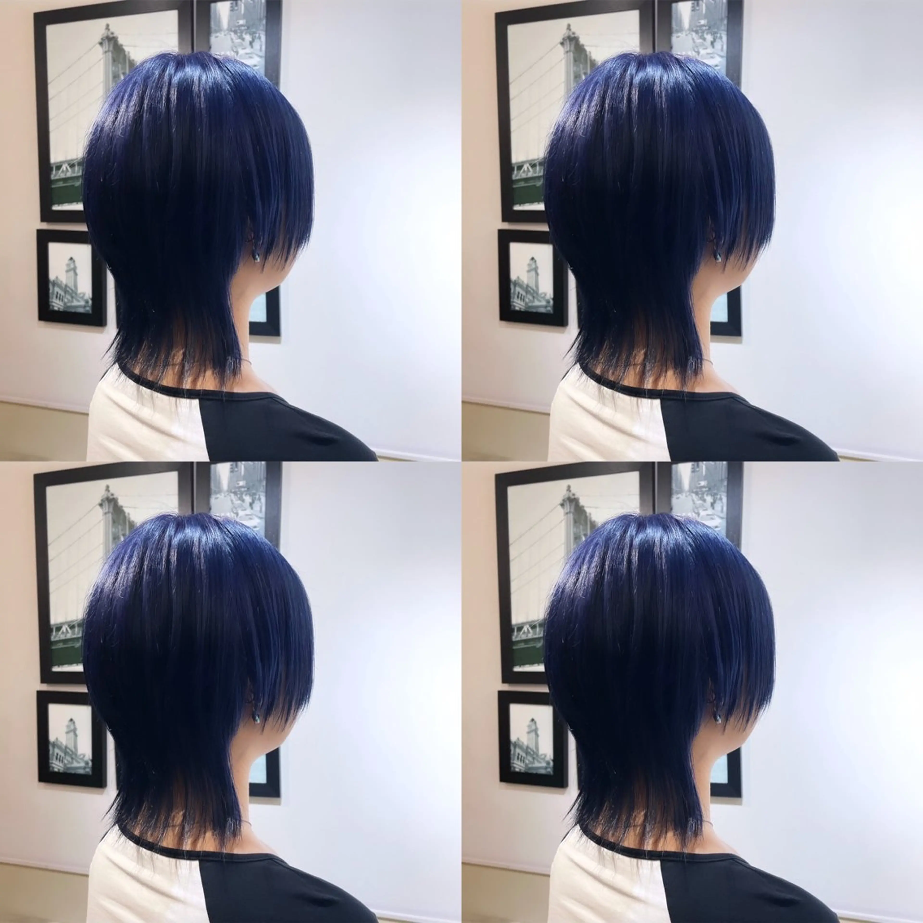 ショート カラー ネイビーカラー 🌟トップデザイナー 高橋🌟のヘアスタイル