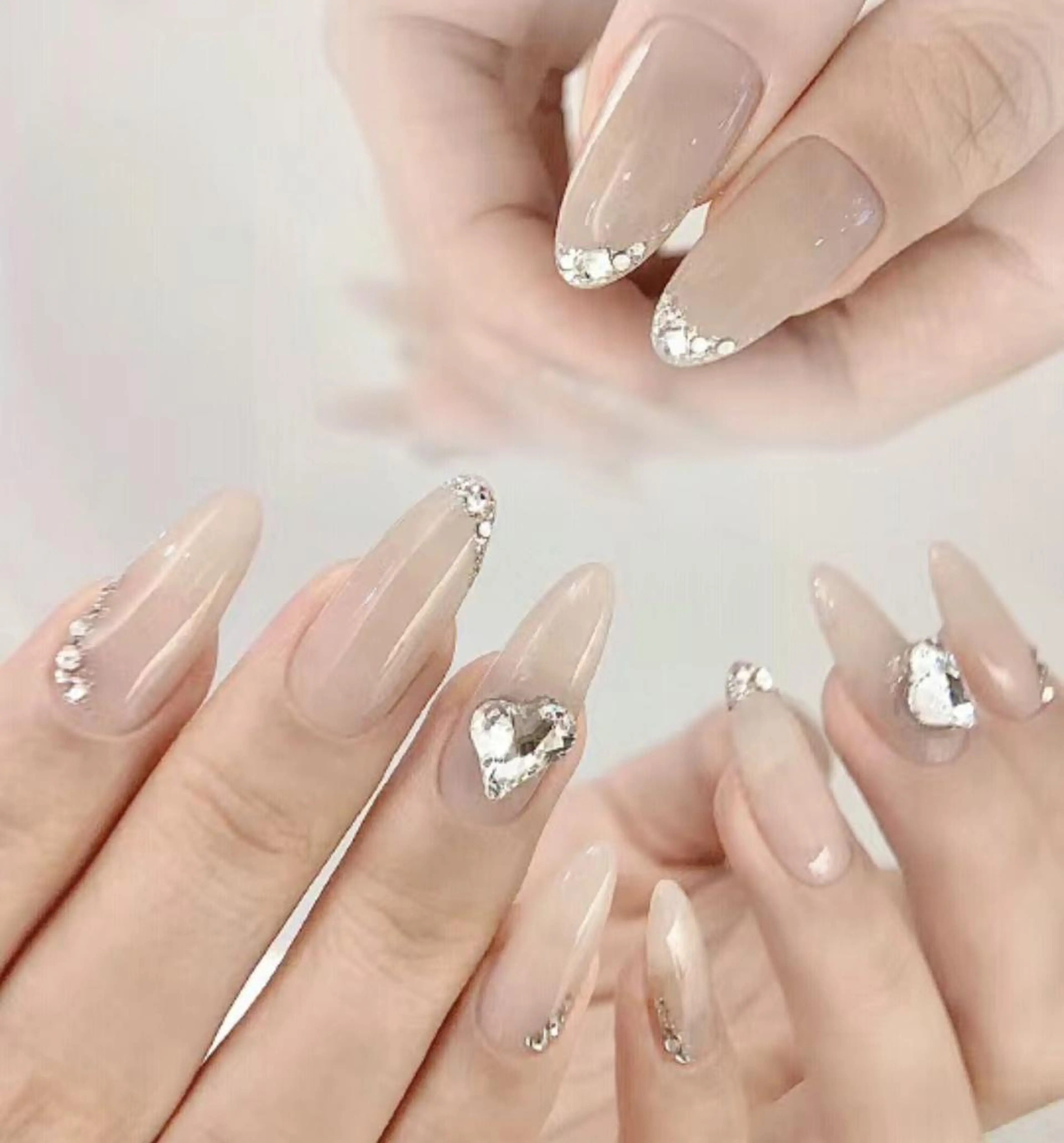 ネイル アートネイル 長さ出し ネイルチップ Queens みなみのネイルデザイン