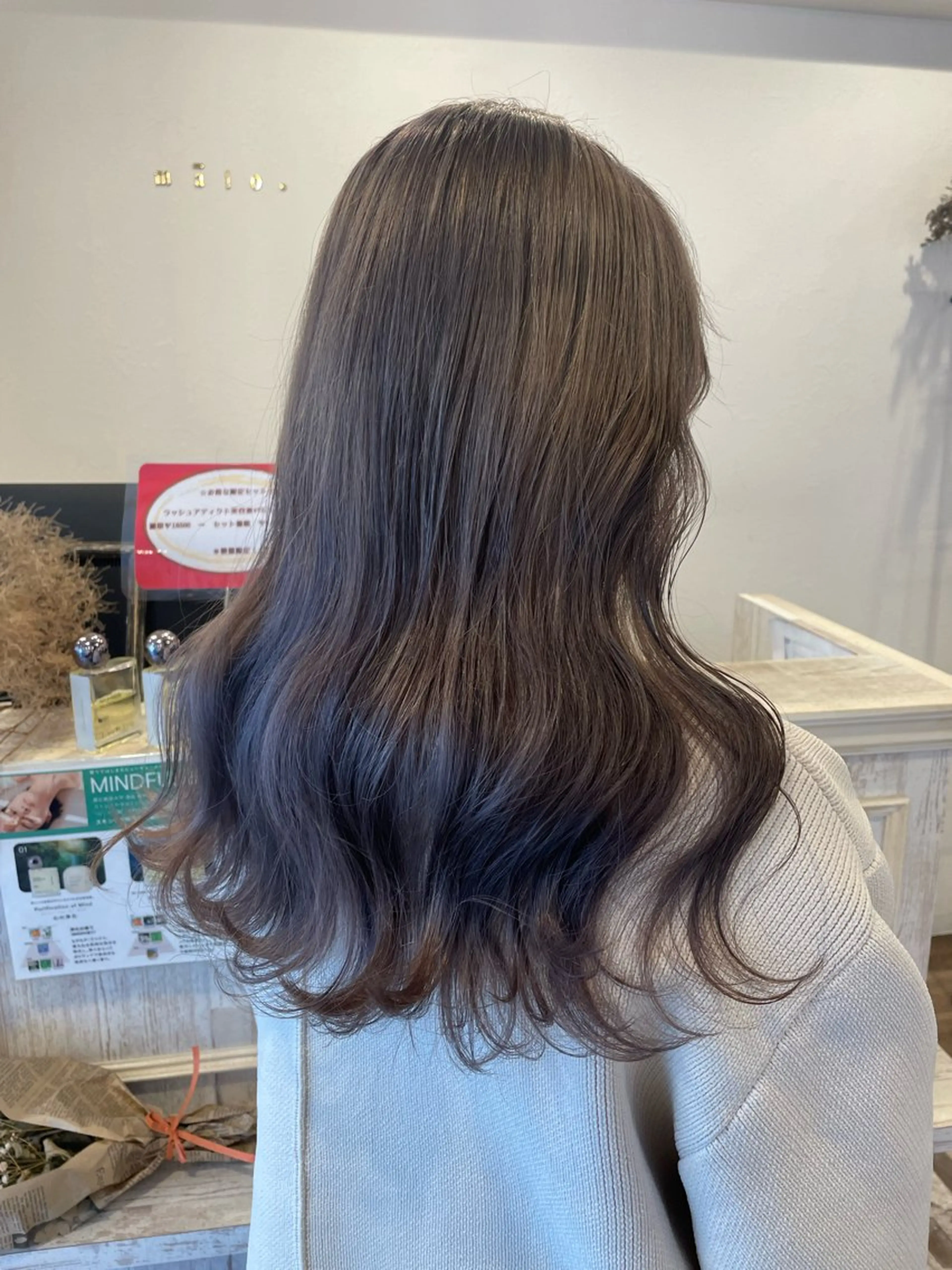 ロング カラー 透明感カラー グレージュ ヘアカラー m ā l o.🌷 サカモトマイコのヘアスタイル