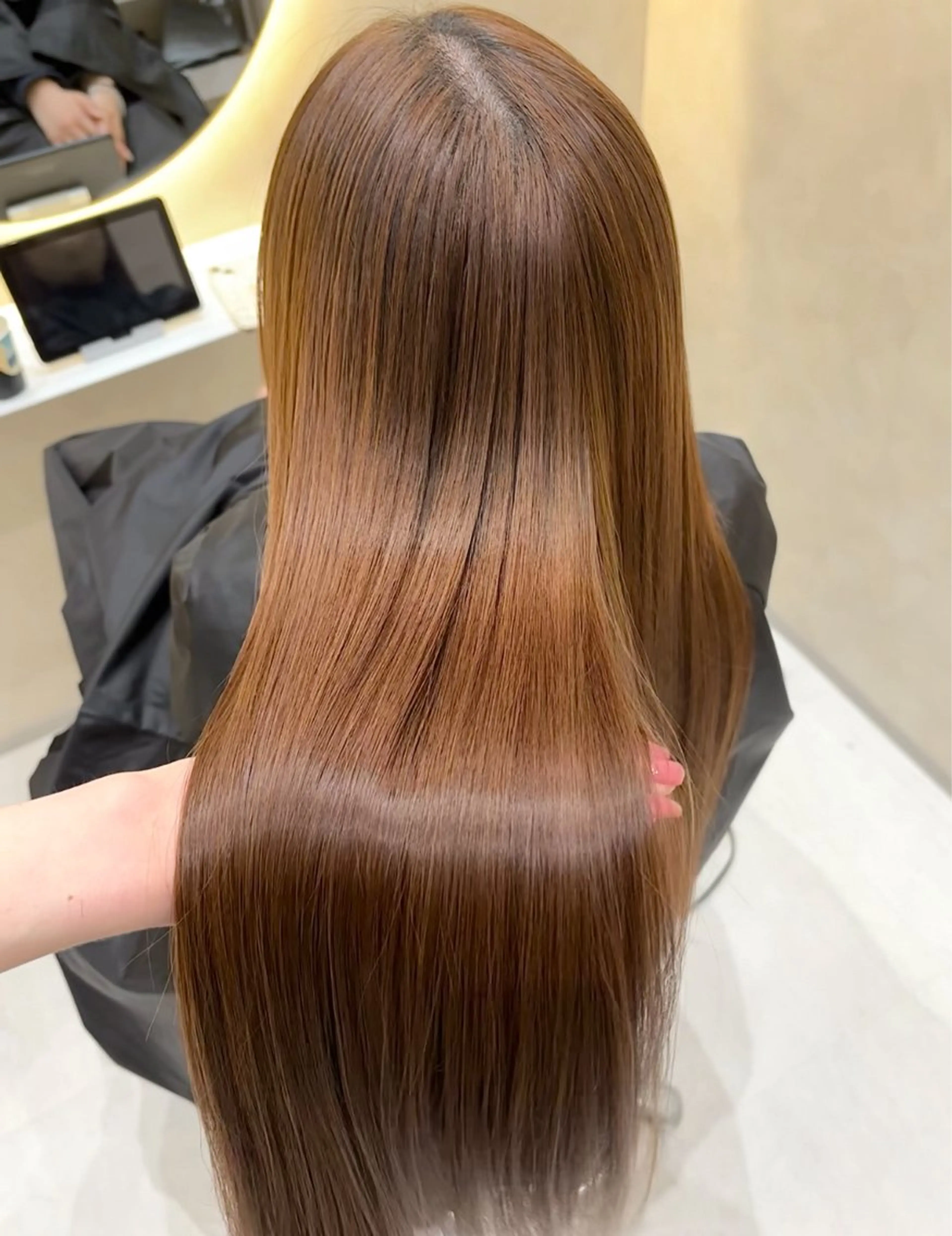 ロング 縮毛矯正 Yukie♡ Zinaのヘアスタイル