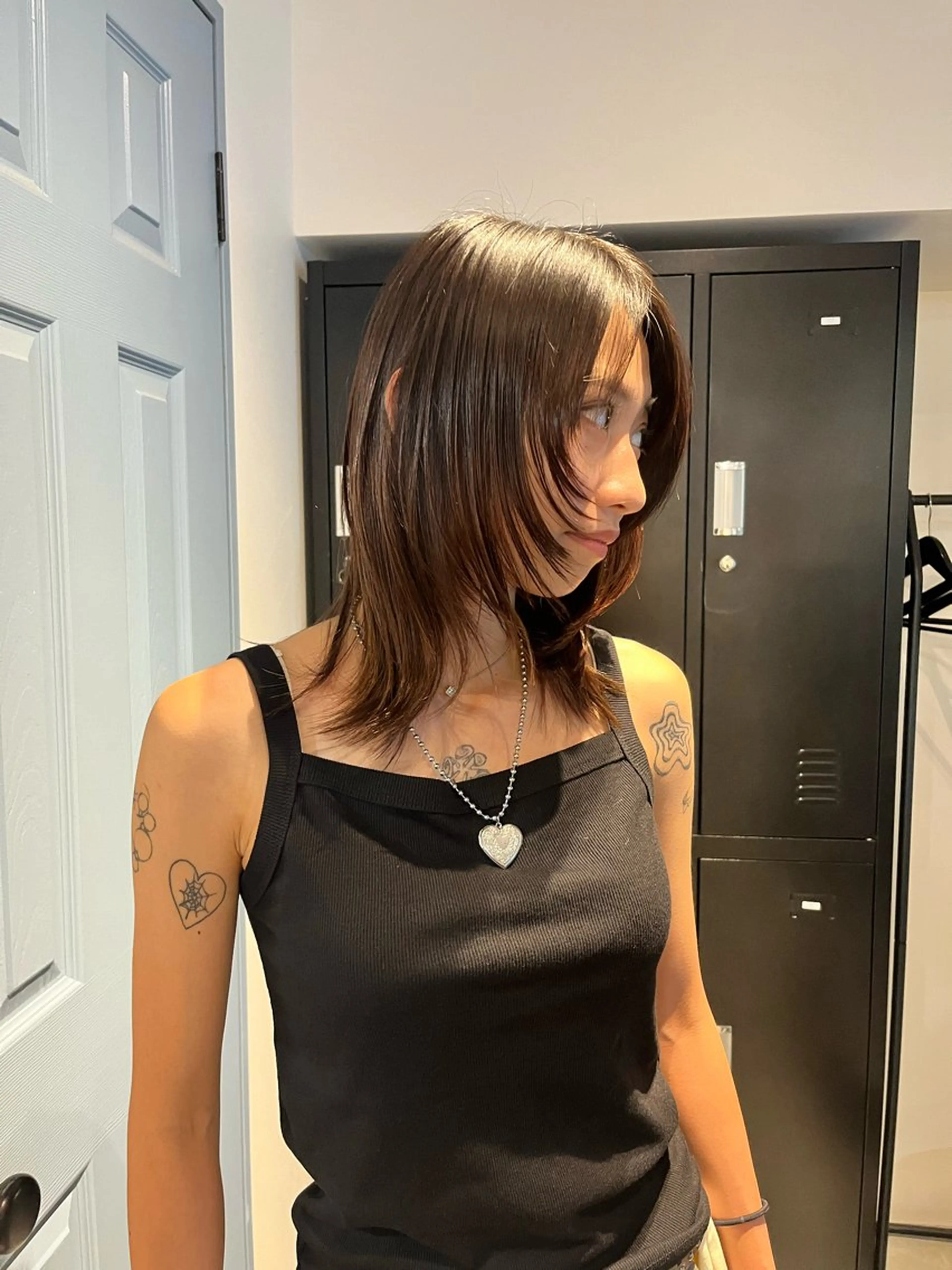 ミディアム レイヤーカット Natsuno/天神 薬院/モデル募集中のヘアスタイル